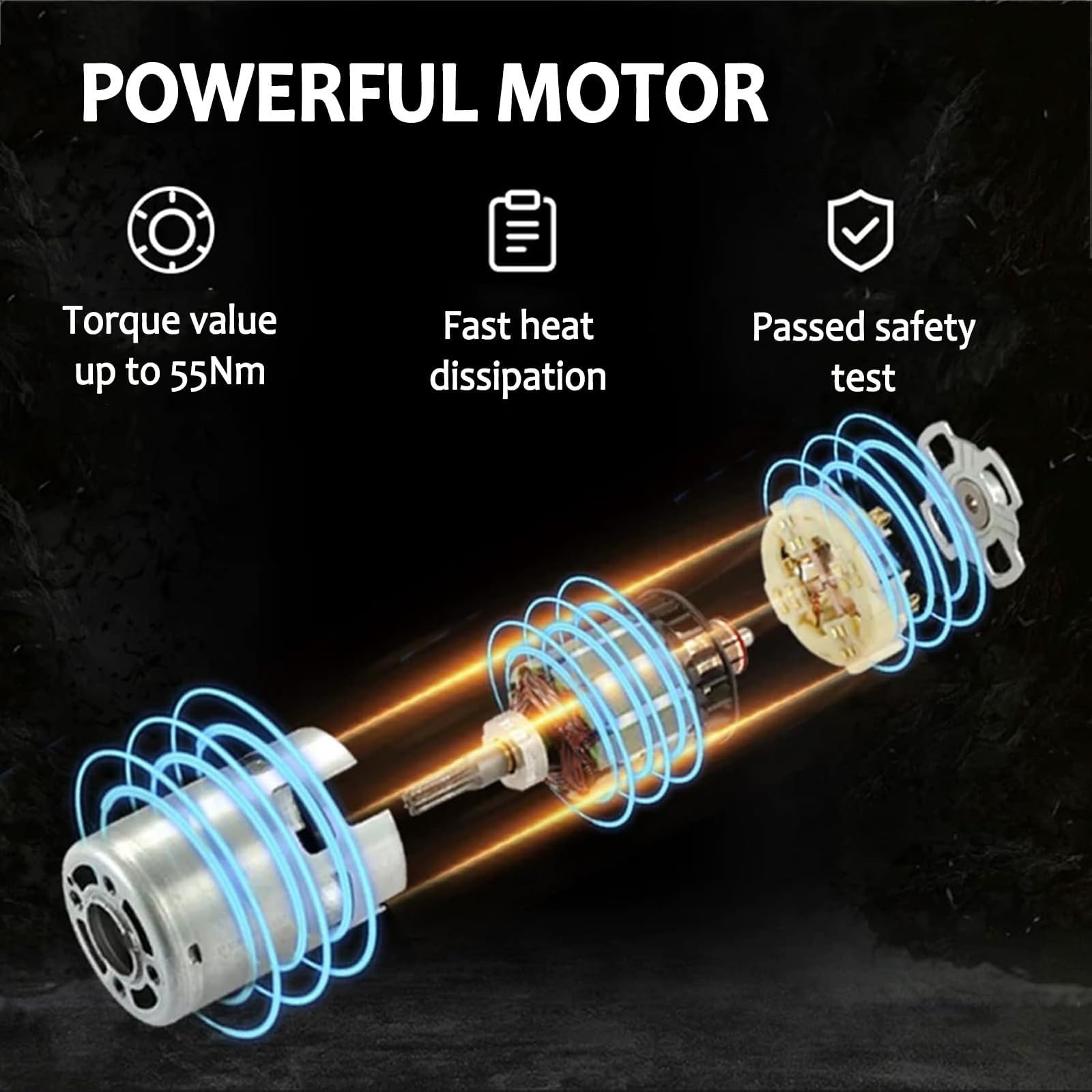 Llave De Carraca Eléctrica Inalámbrica, Cabezal Compacto 38mm