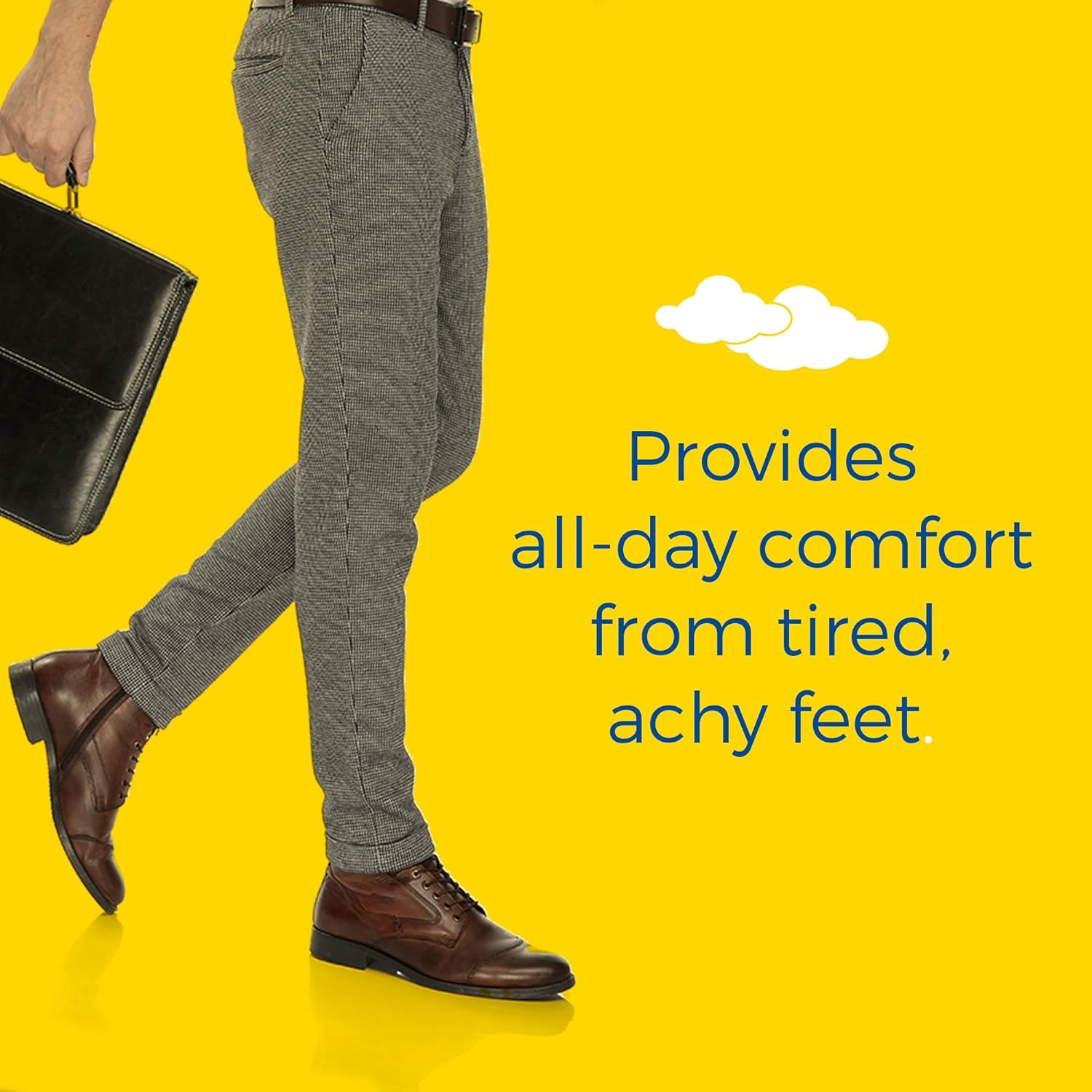 Dr. Scholl's Float-On-Air Insoles for Men, Shoe Inserts That Relieve Tired, Achy Feet with All Day Comfort, Men's 8-14 : Health & Household