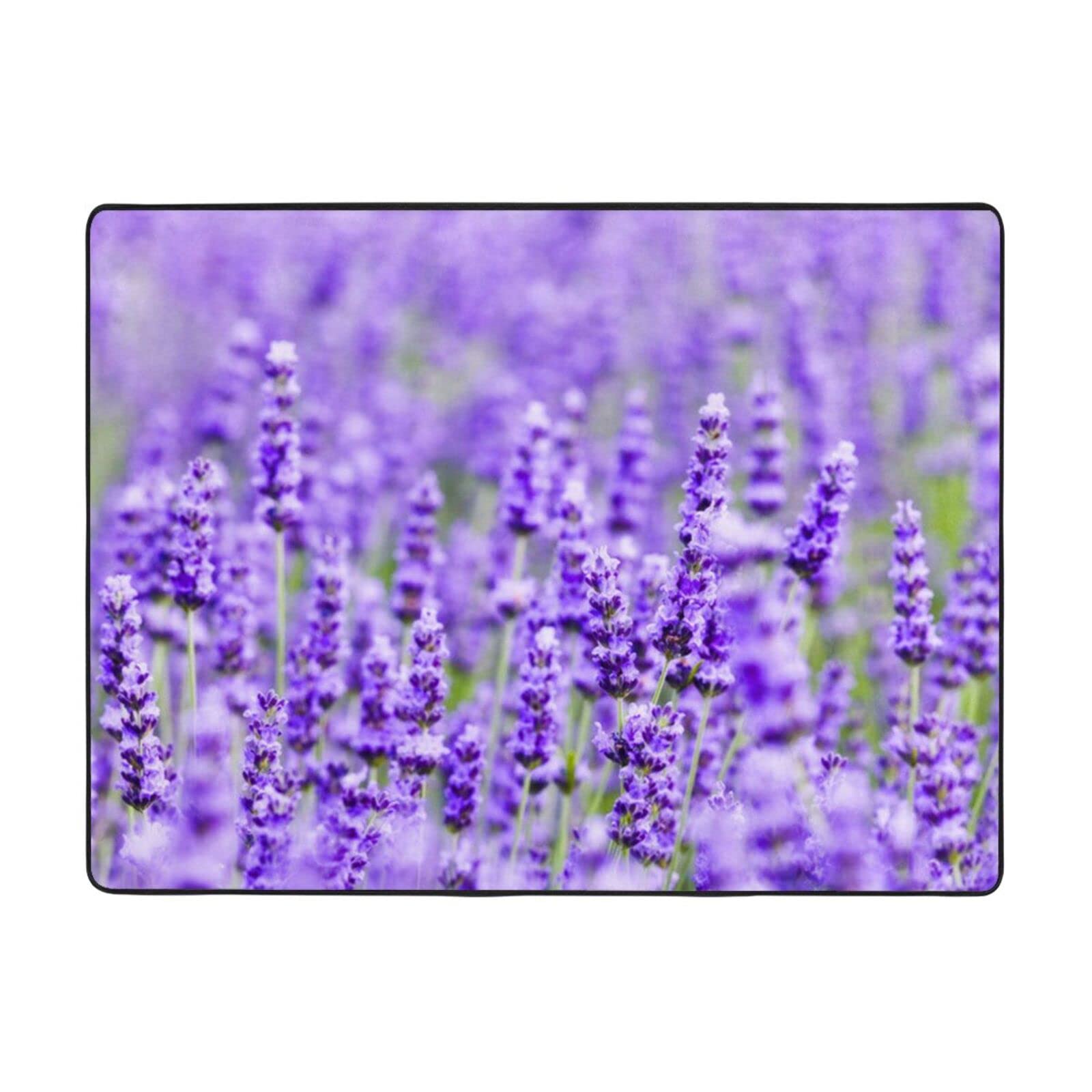 Tapis lavable en flanelle violet : confort absolu et entretien facile en machine