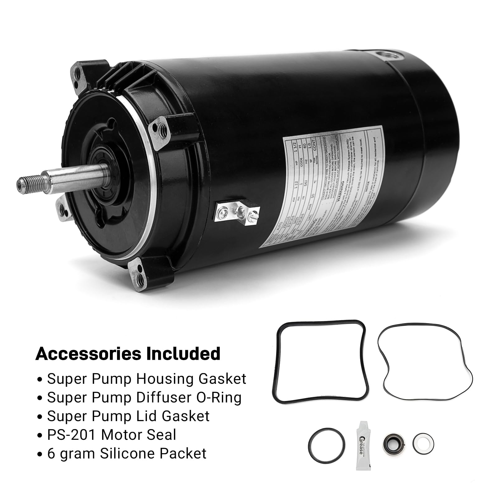 Amazon.com: UST1152 Swimming Pool Pump Motor Kit 1.5HP, 115