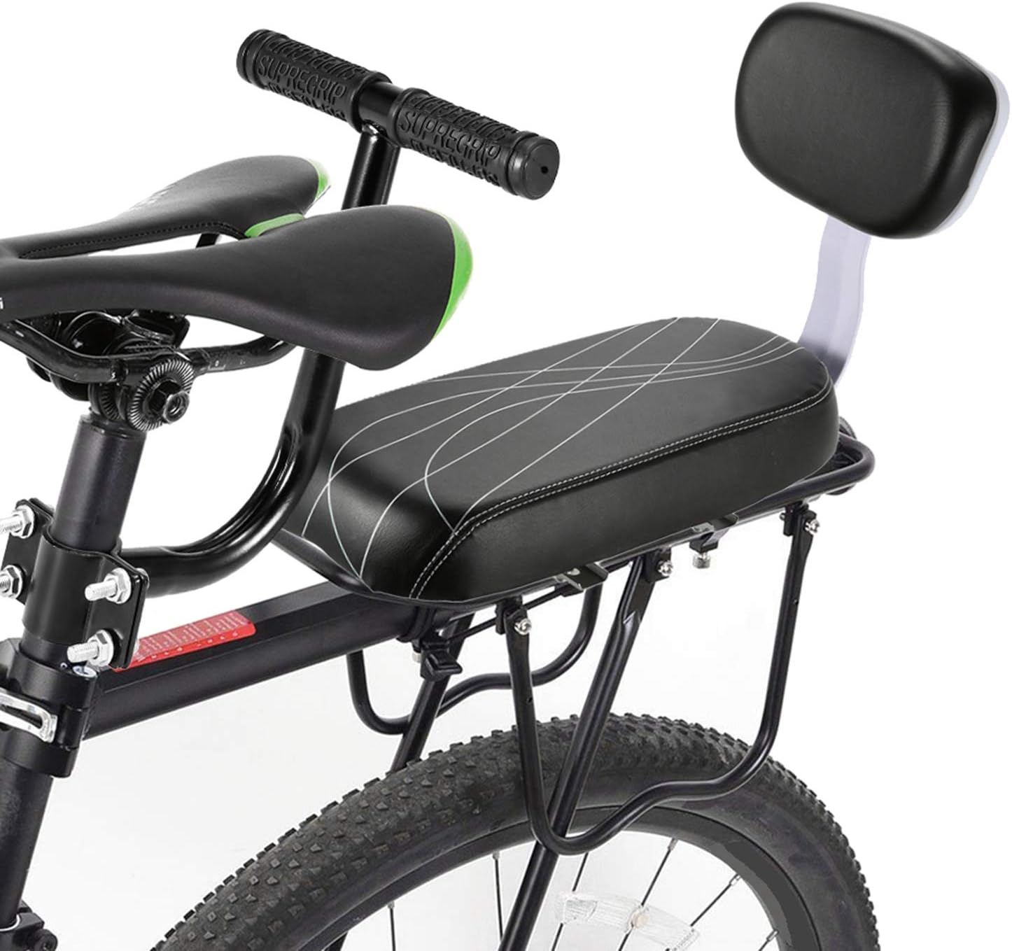 seggiolino per bicicletta con schienale per adulti