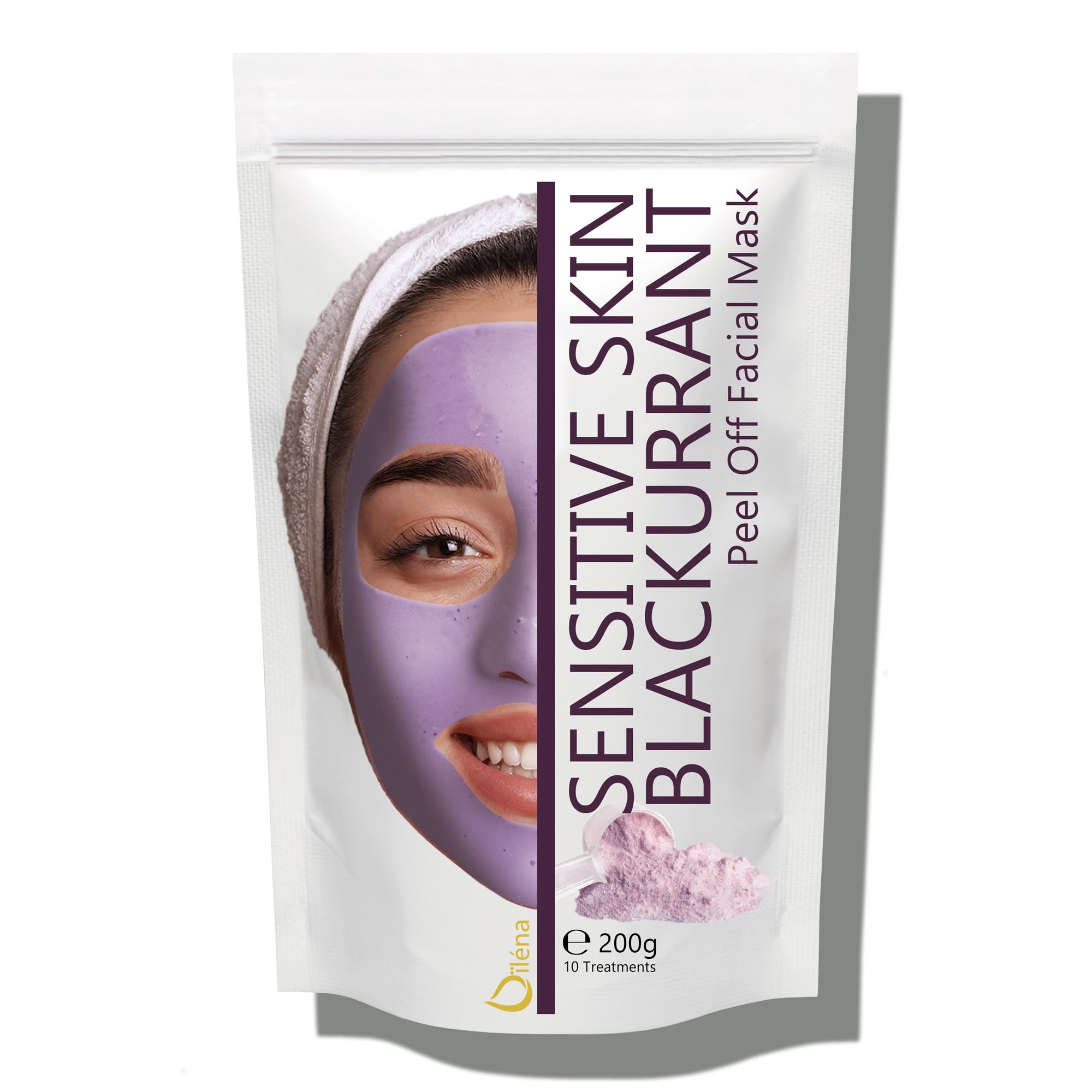 Mascarilla facial hidratante de alginato en polvo, removedor de espinillas Mascarilla puntos negros Mascarilla Vegan, sin aclarado, exfoliante 200 g (Mascarilla Anti arrugas ácido hialurónico) — view 10
