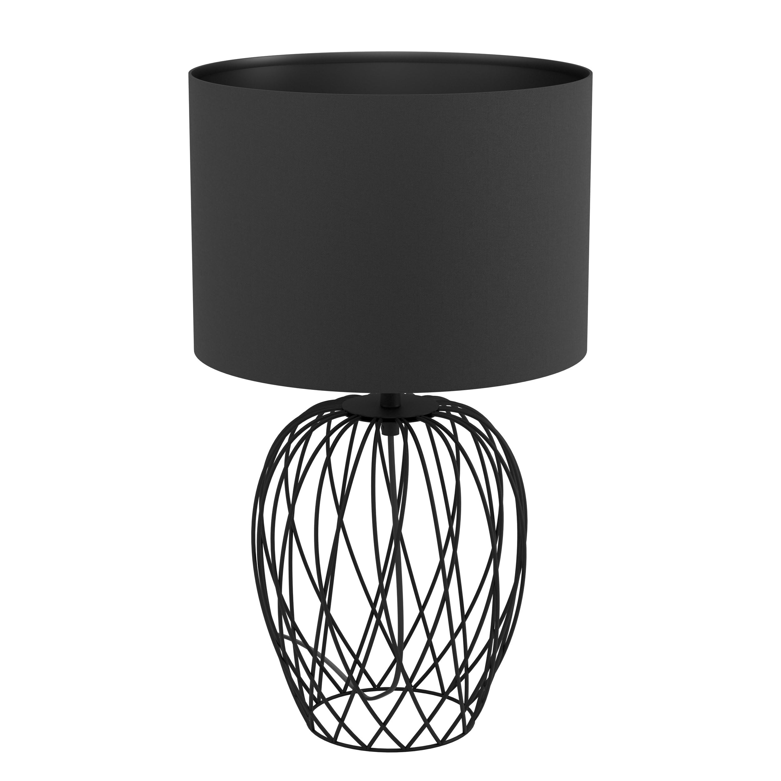 Eglo Lampe de chevet Nimlet, lampe de table style scandinave pour salon
