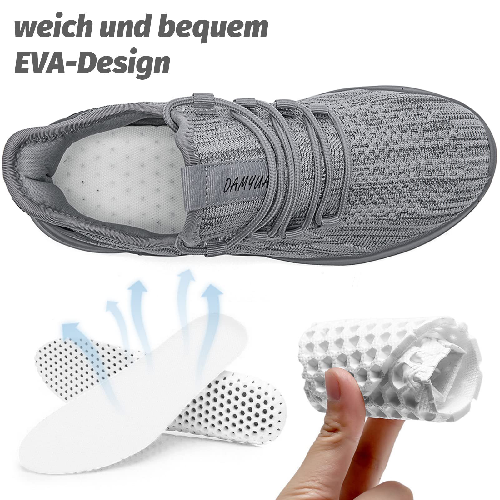 Oltyutc Scarpe Donna Running Sneakers Comode Tennis Schecter Fitness Palestra Scarpe