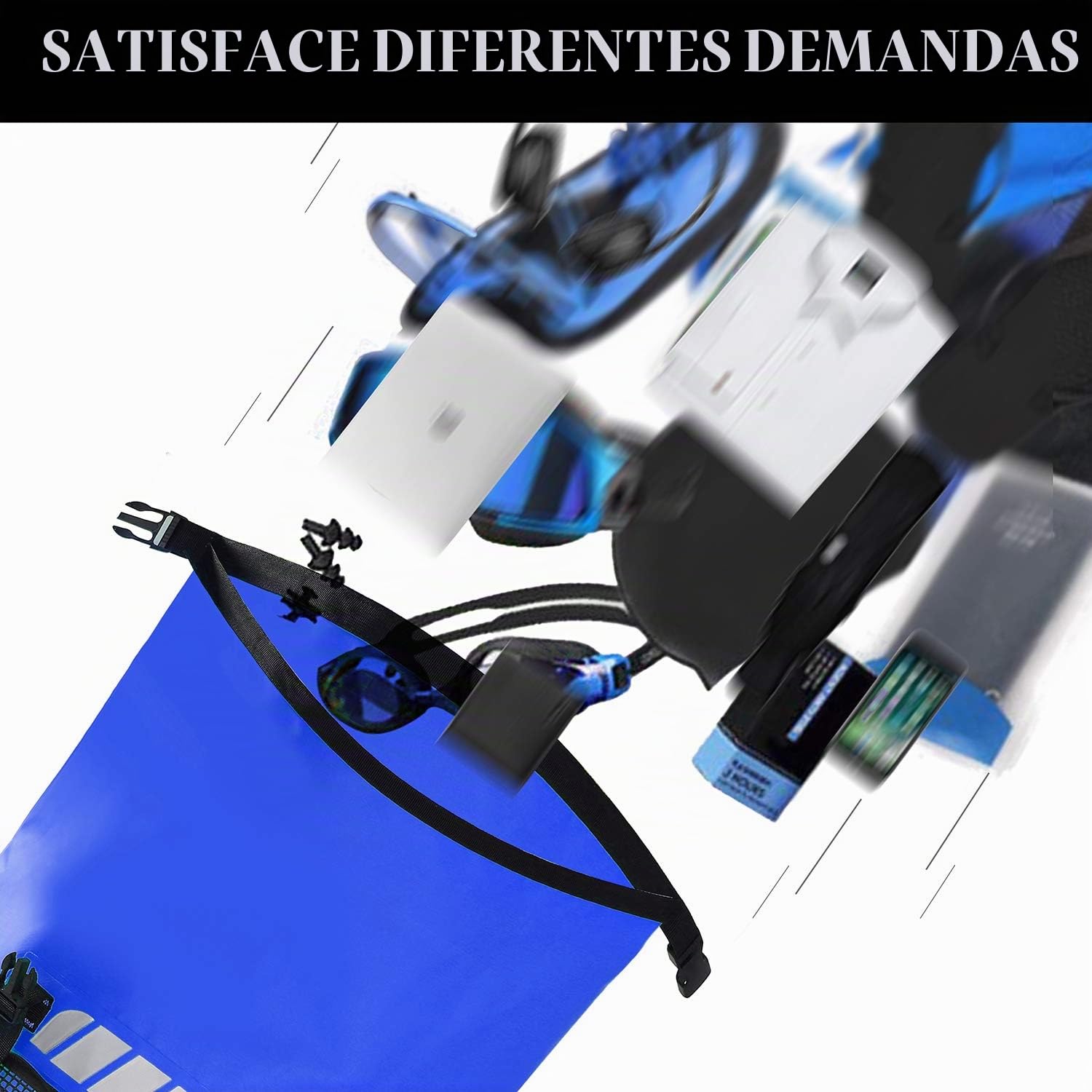 IDRYBAG Mochila Impermeable para Hombres 25L/45L, Bolsa Seca Impermeable para Kayak, Mochila Seca para Senderismo