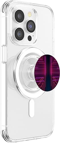 Miniatura 3 de Retrowave Art 80s Vaporwave Synthwave PopSockets MagSafe PopGrip for iPhone