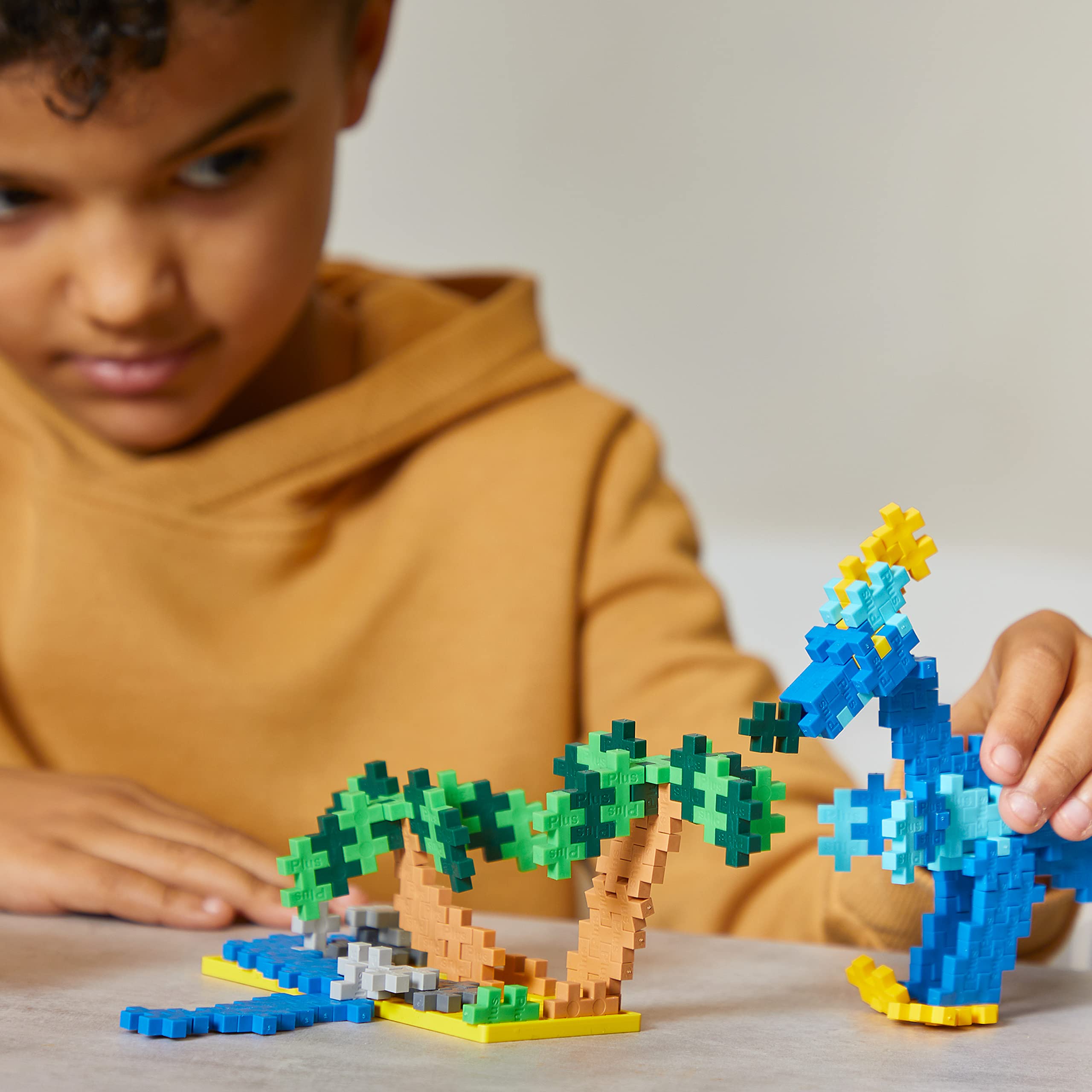 PLUS PLUS - Kit scoperta Dinosauri da 600 pezzi - Gioco di costruzione - PP3918, 3918