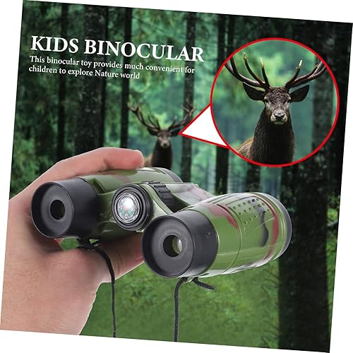 Miniatura 7 de 6 unids telescopio binocular juguete niños binocular plástico juega niños al aire libre juego fuera juguetes divertidos niños multifunción niños