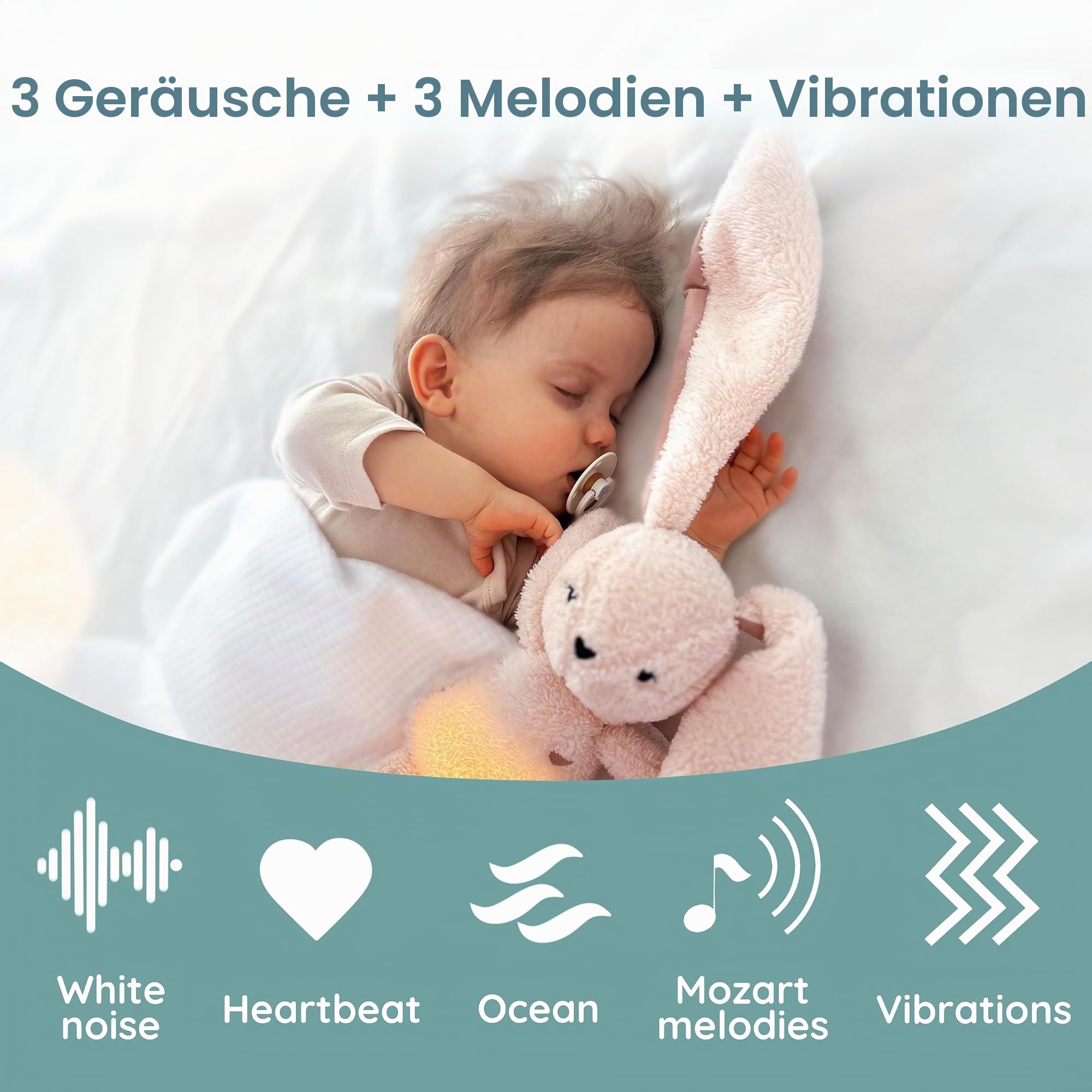 MyHummy 5in1 Hase mit Heizkissen - Rot