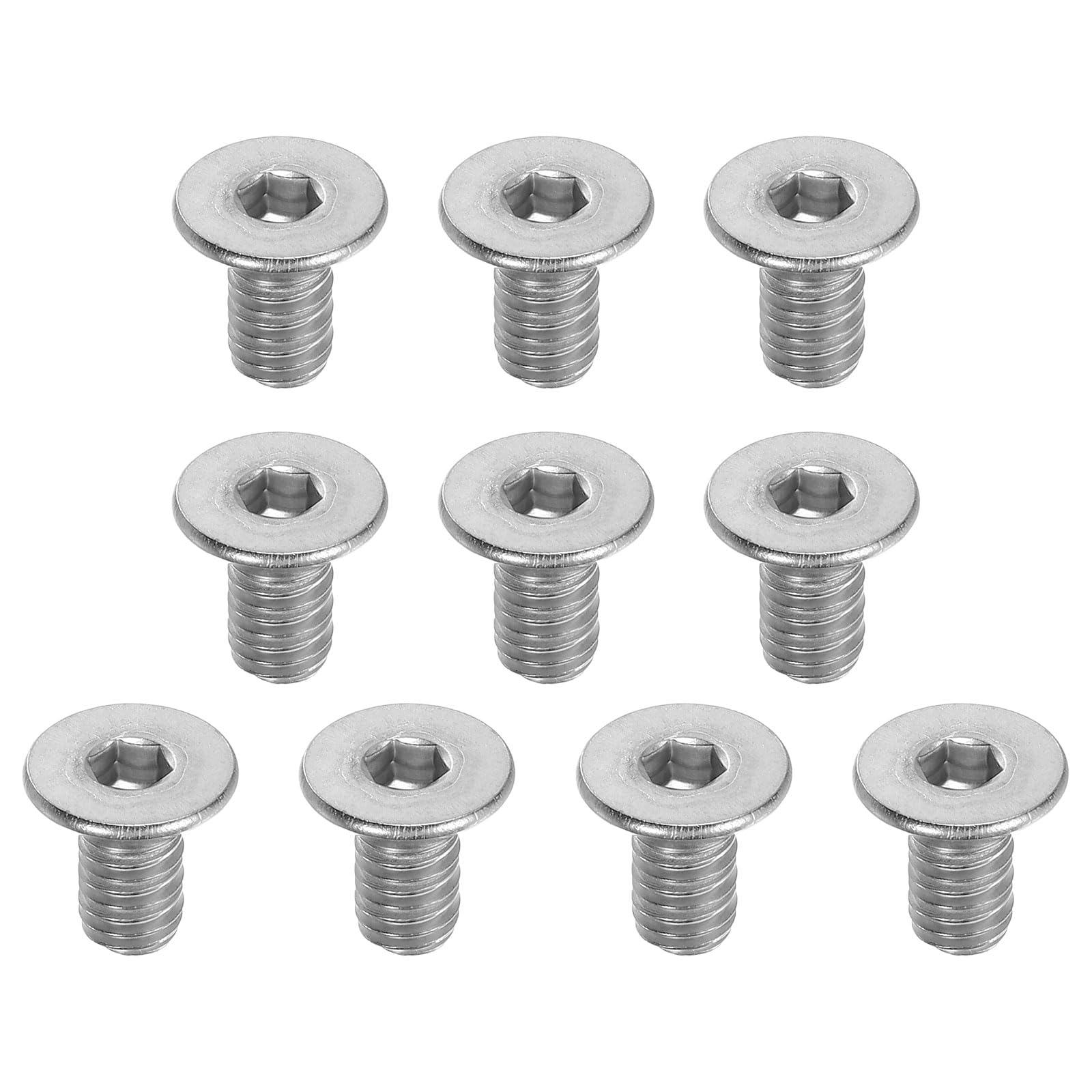 PATIKIL M8 x 16 mm Flat Head Socket Cap Screws