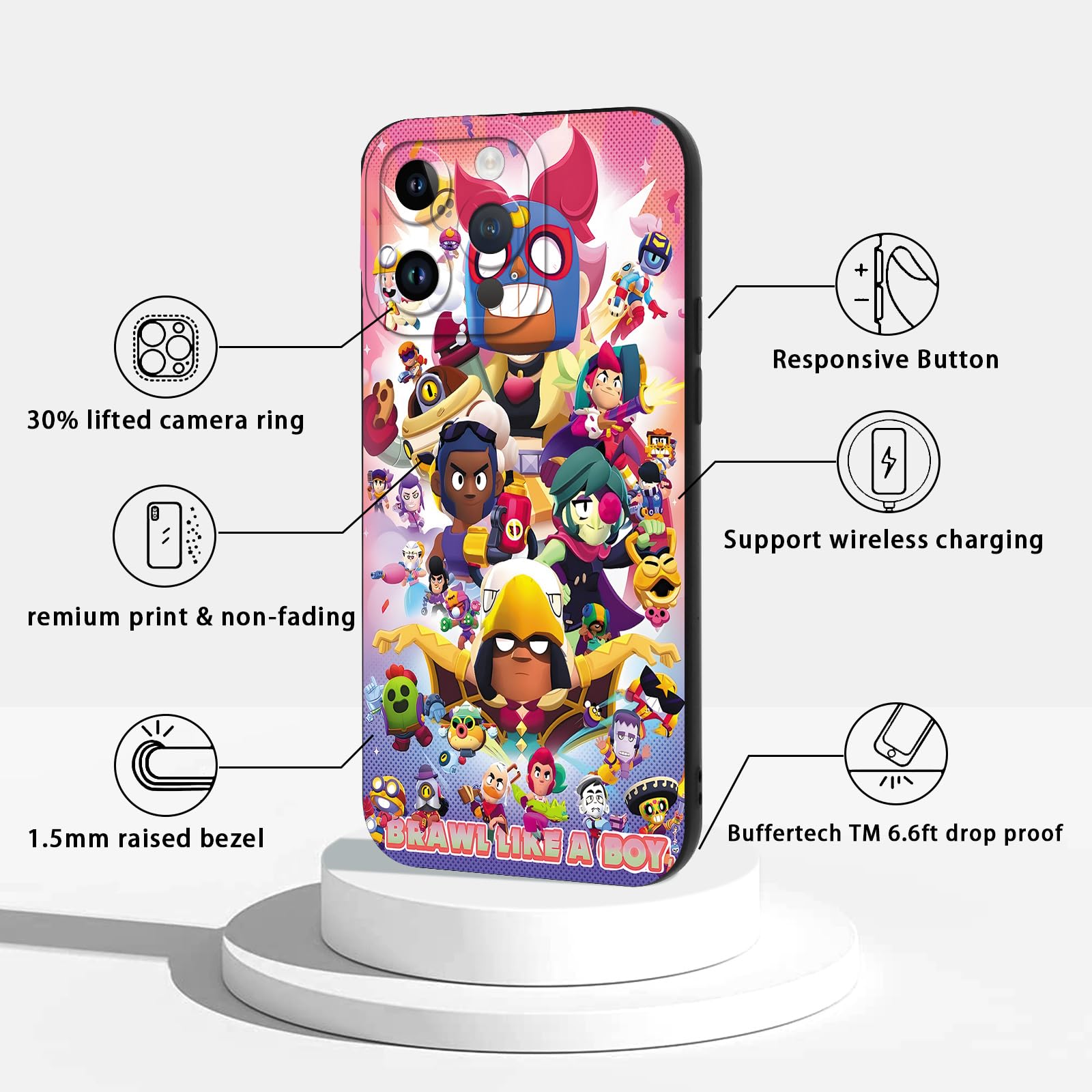 2 Pack] Coque Pour IPhone 8 IPhone 7 IPhone SE 2022/2020 4,7",Mode Cool Basketball Sport Star Nombre 23 24 Motif Dessin Animé Case Antichoc Silicone TPU Souple Protection Housse Pour IPhone 8 7