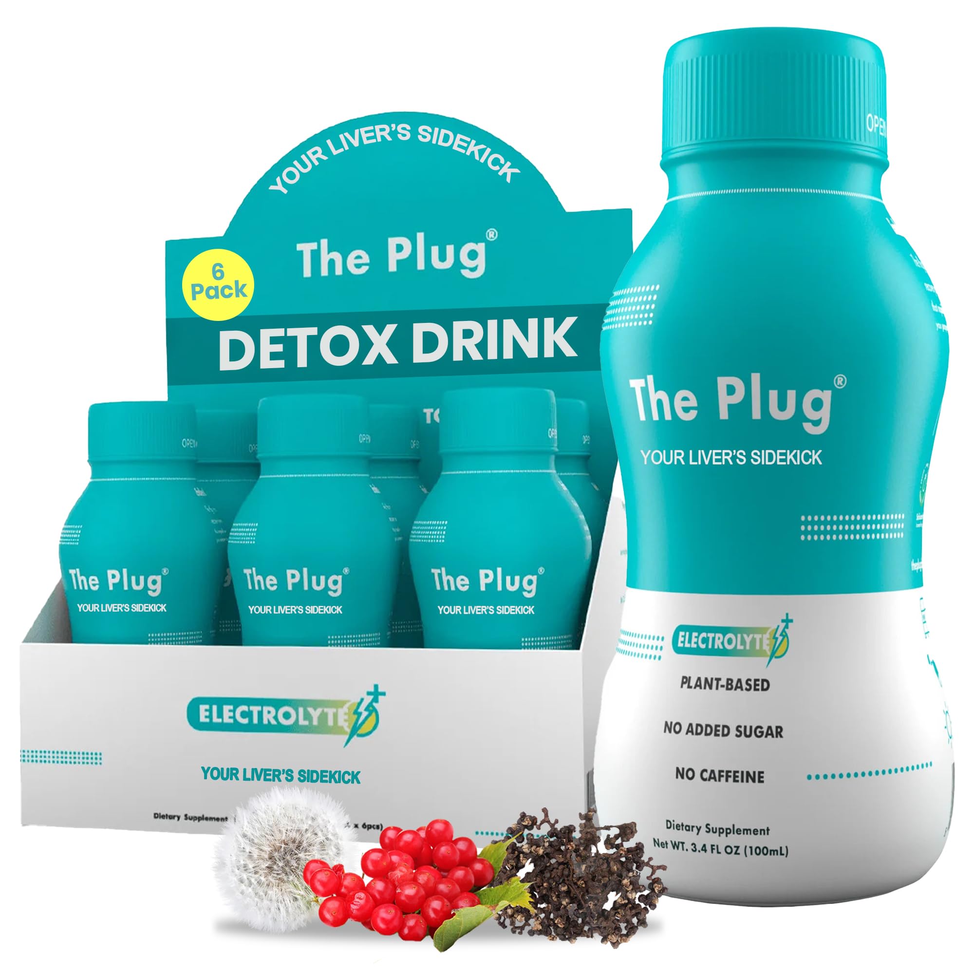 Amazon.com: The Plug Liver Cleanse Detox & Repair Drink - Plant