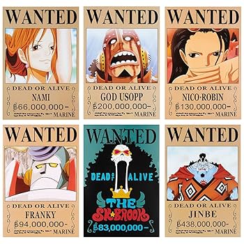 ワンピースポスター Amazon.com: GB eye - ONE PIECE Wanted Baggy Wano Poster (52