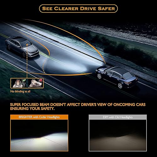Miniatura 5 de Conjunto de faros delanteros compatible con Dodge Ram 1994-2001 15001994-2002 Dodge Ram 2500 3500, 4 unidades, carcasa negra, 1995 1996 1997 1998