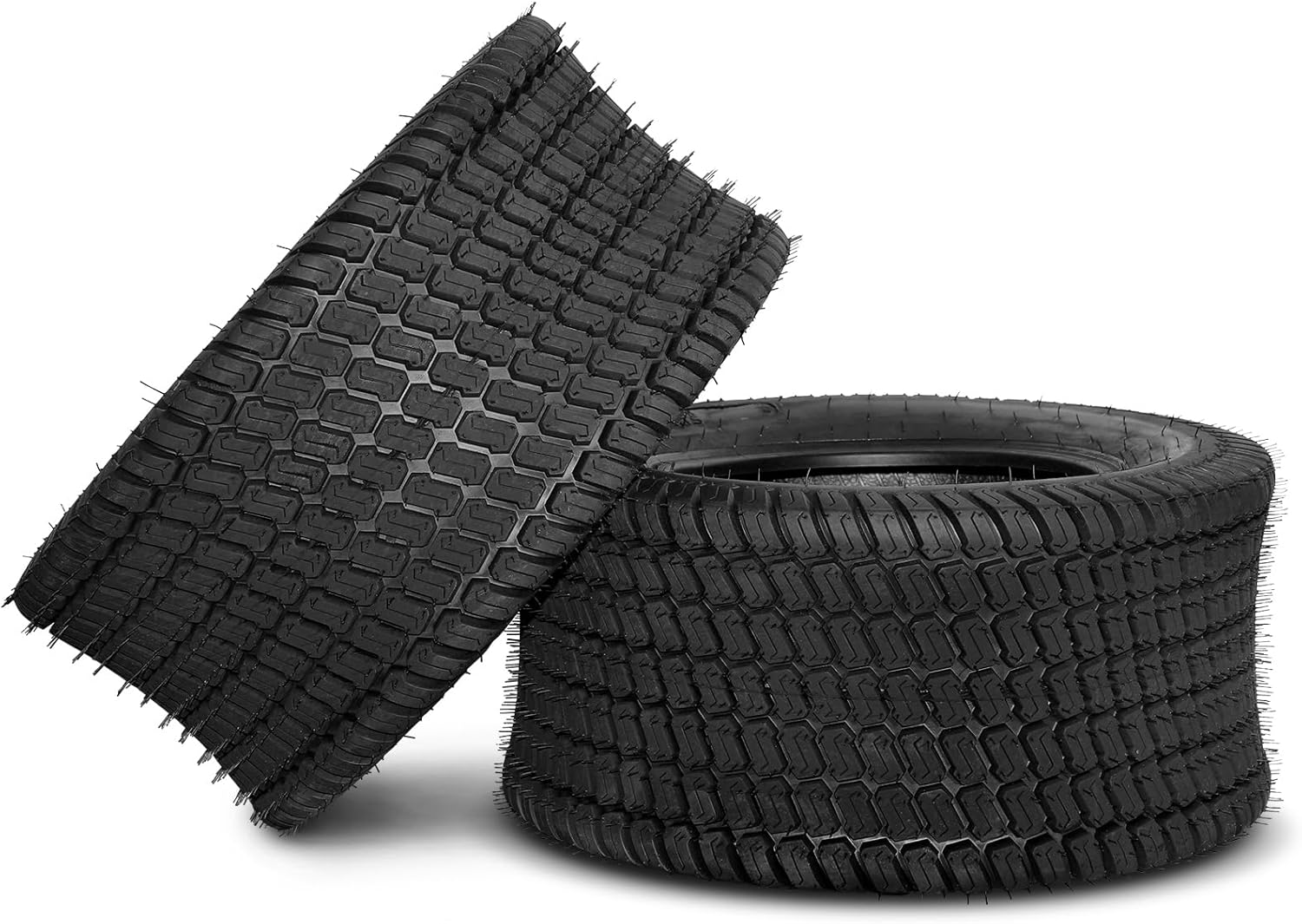 16x7.50-8 lawn mower tires, 4PR, tubeless, 2-pack