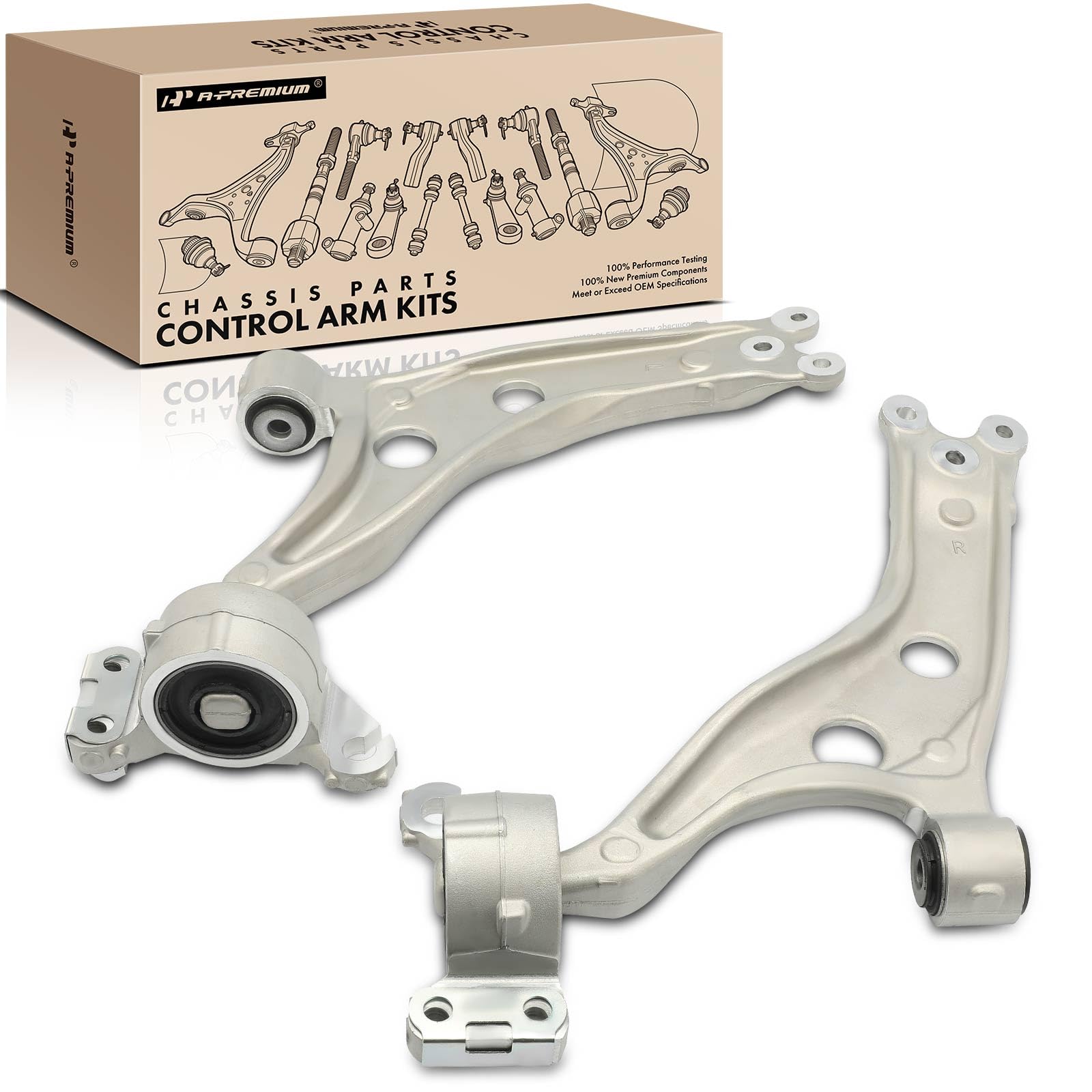 Amazon.com: A-Premium 2 x Front Lower Control Arm, with Bushing