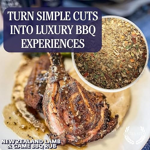 Miniatura 6 de New Zealand Lamb & Game BBQ Rub | Condimento gourmet, mezcla de especias artesanales | Todo natural, sin OMG | Lote pequeño, hecho a mano | Hecho en