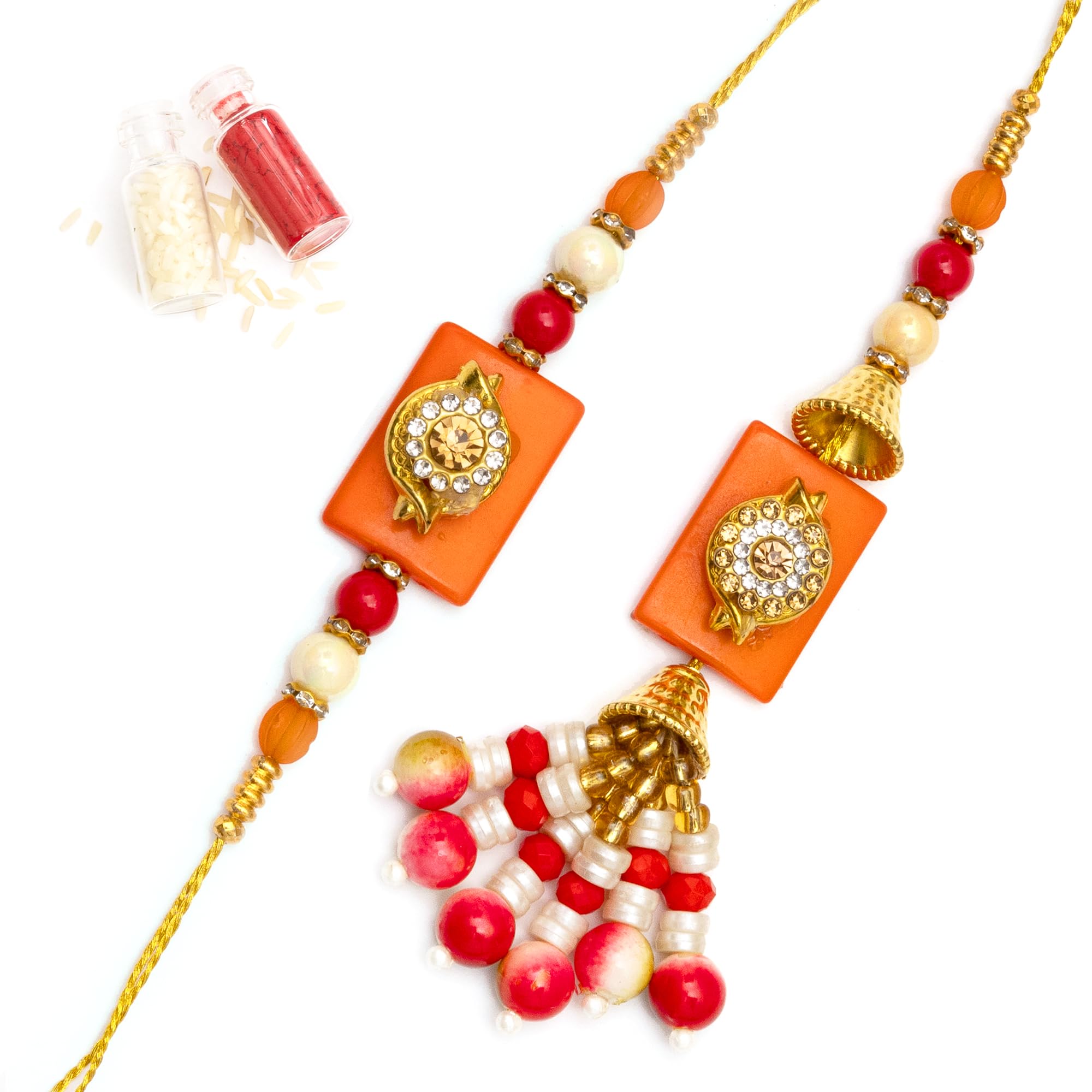 To The Nines Bhaiya Bhabhi Rakhi Set with Greeting Card & Tilak Material – Lumba Rakhi Set (B07T8PDHNX) Amazon Price History, Amazon Price Tracker