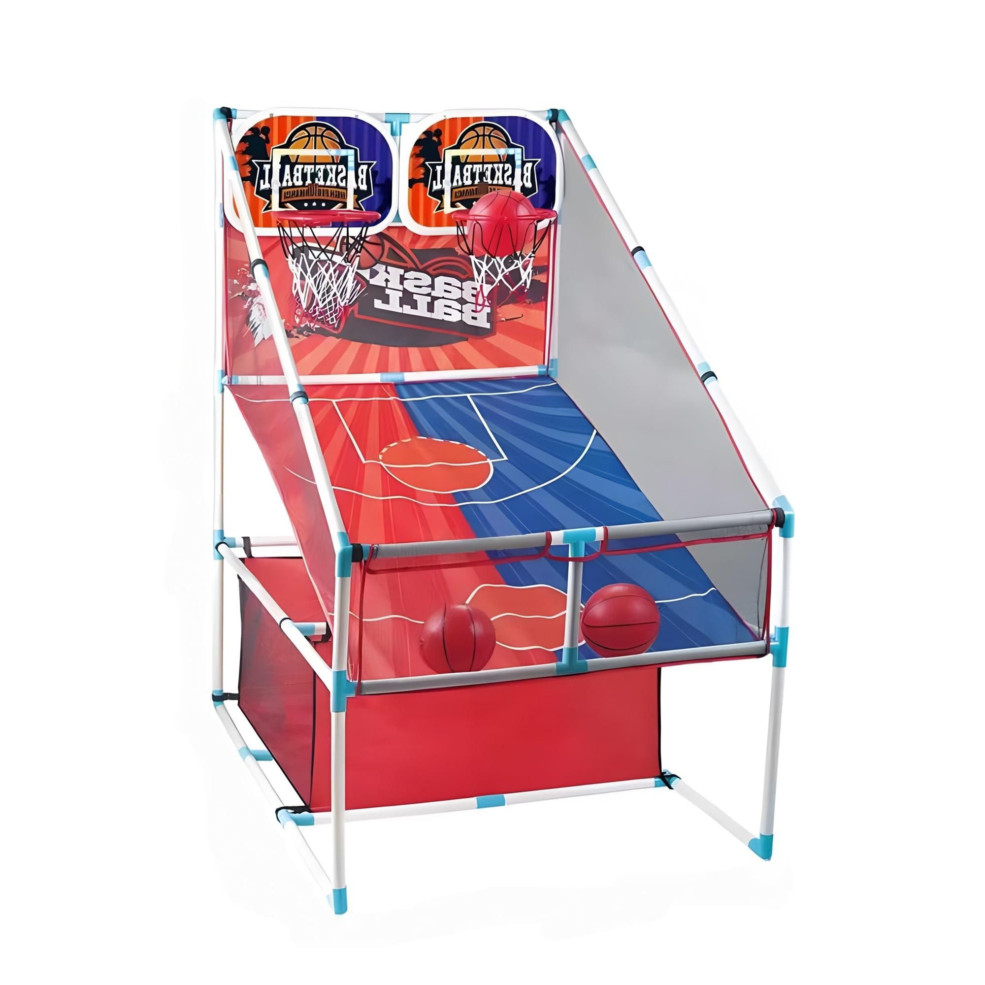 grnpeak Basketball Arcade Game, Kids Double Basketball Hoop with Balls & Pump, Fun Sports Game for Boys Girls, Gift for Kids Ages 4+