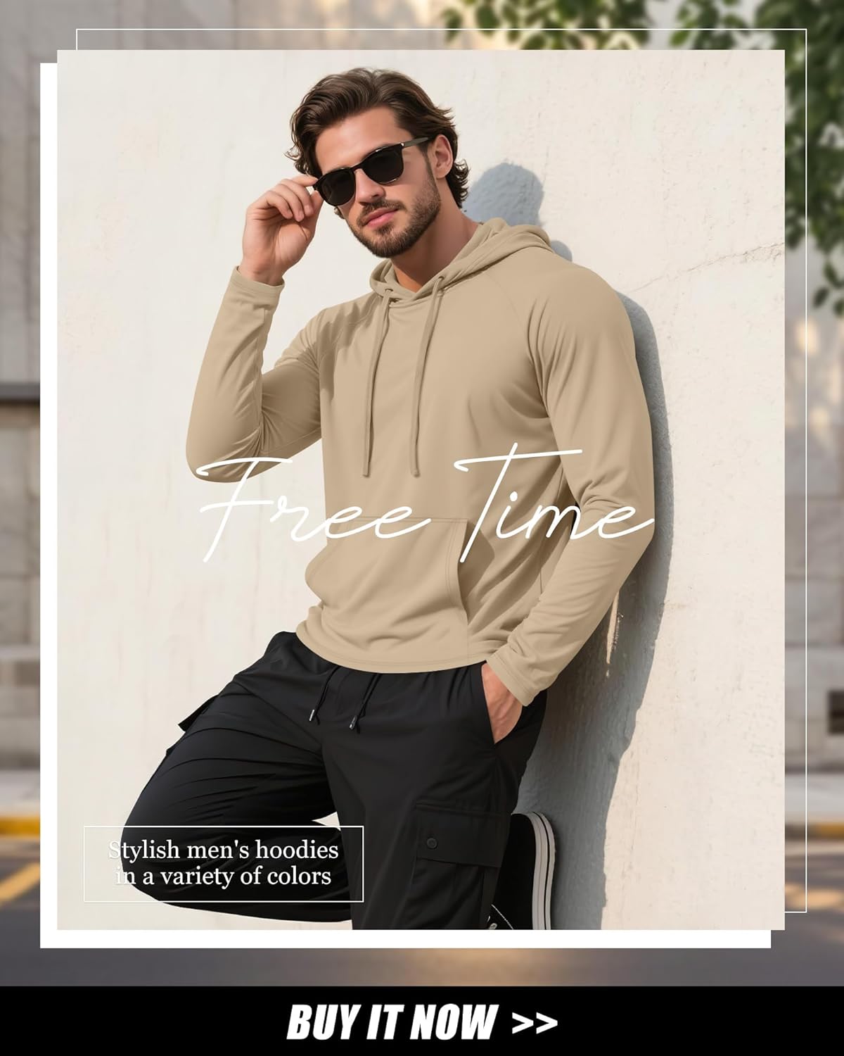 3 Pack Men's Big and Tall Hoodies Long Sleeve Lightweight Pullover with Pocket Casual Gym Workout Active Sweatshirts