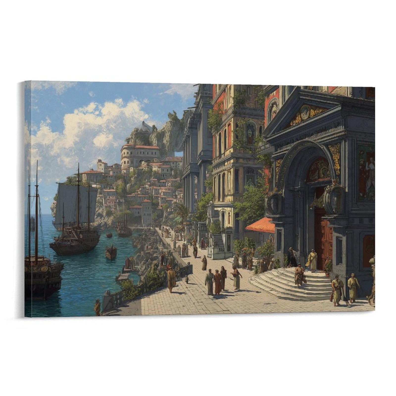 Shunxifq Rome Print, Canvas Wall Art, Pictures For Living Room And Bedroom, Prints For Special Occasions 20X30inch(50X75cm)
