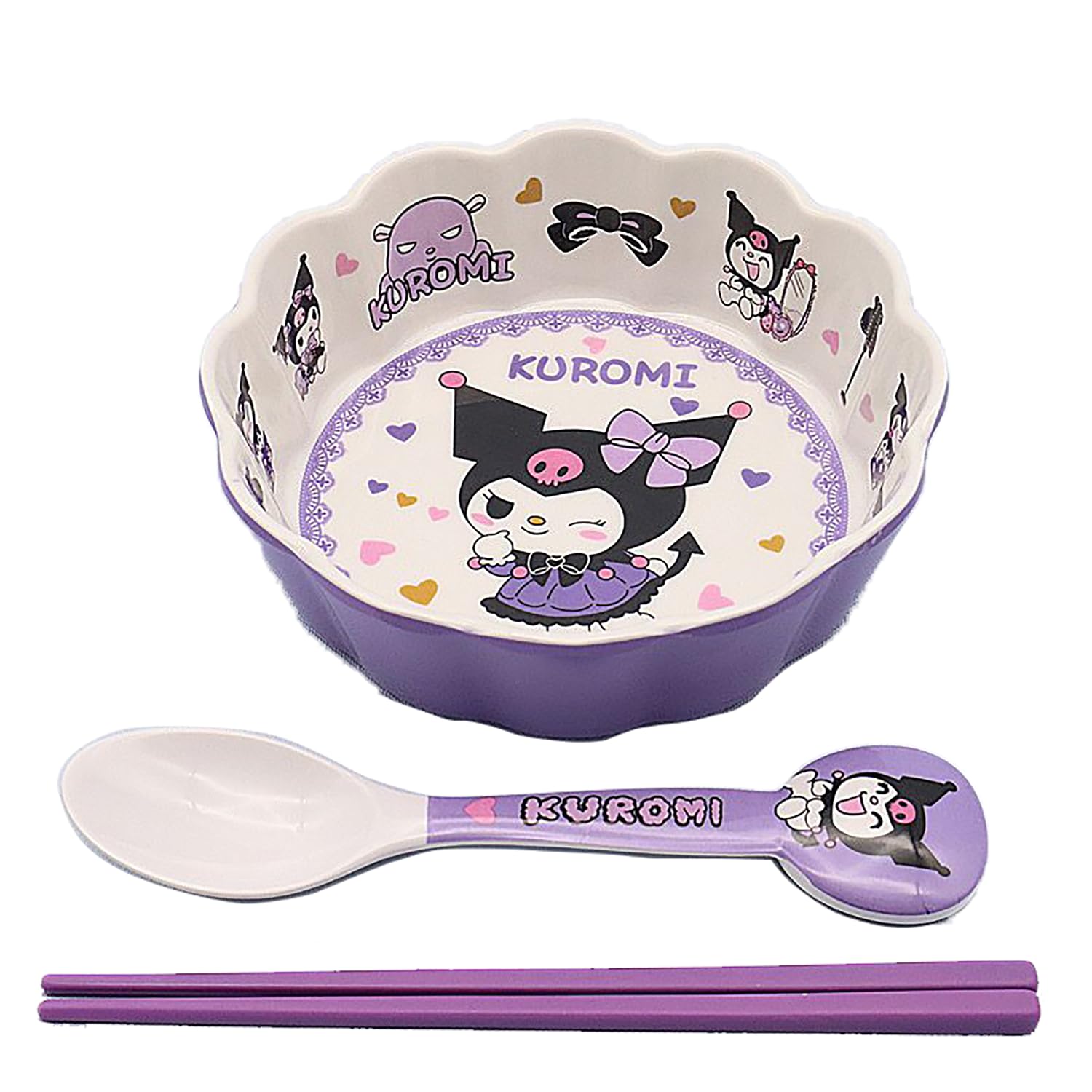 Amazon.co.jp: Kromi-chan Dinnerware Set, For Children, For
