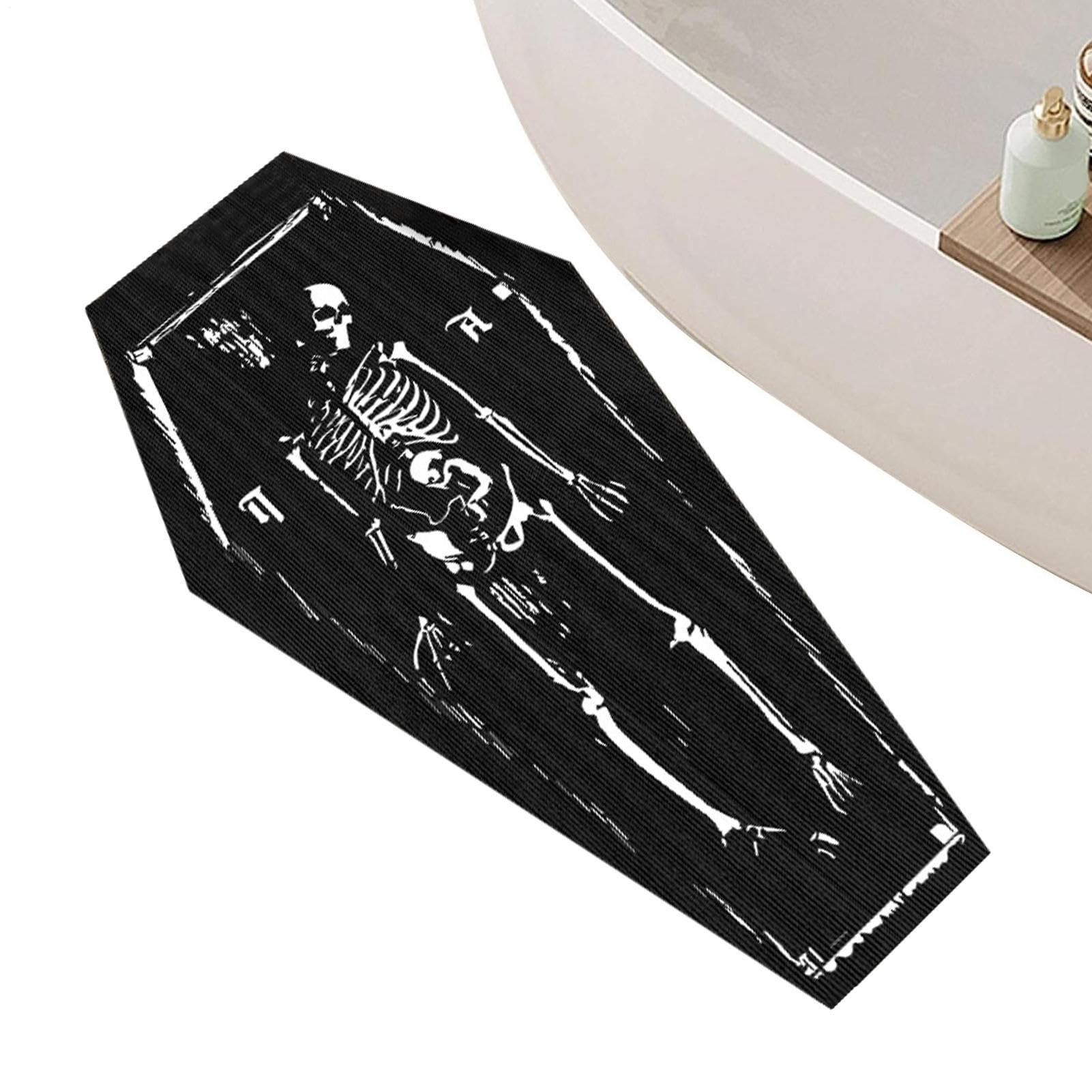 Alfombra Halloween lavable y antideslizante para la entrada y el porche de casa