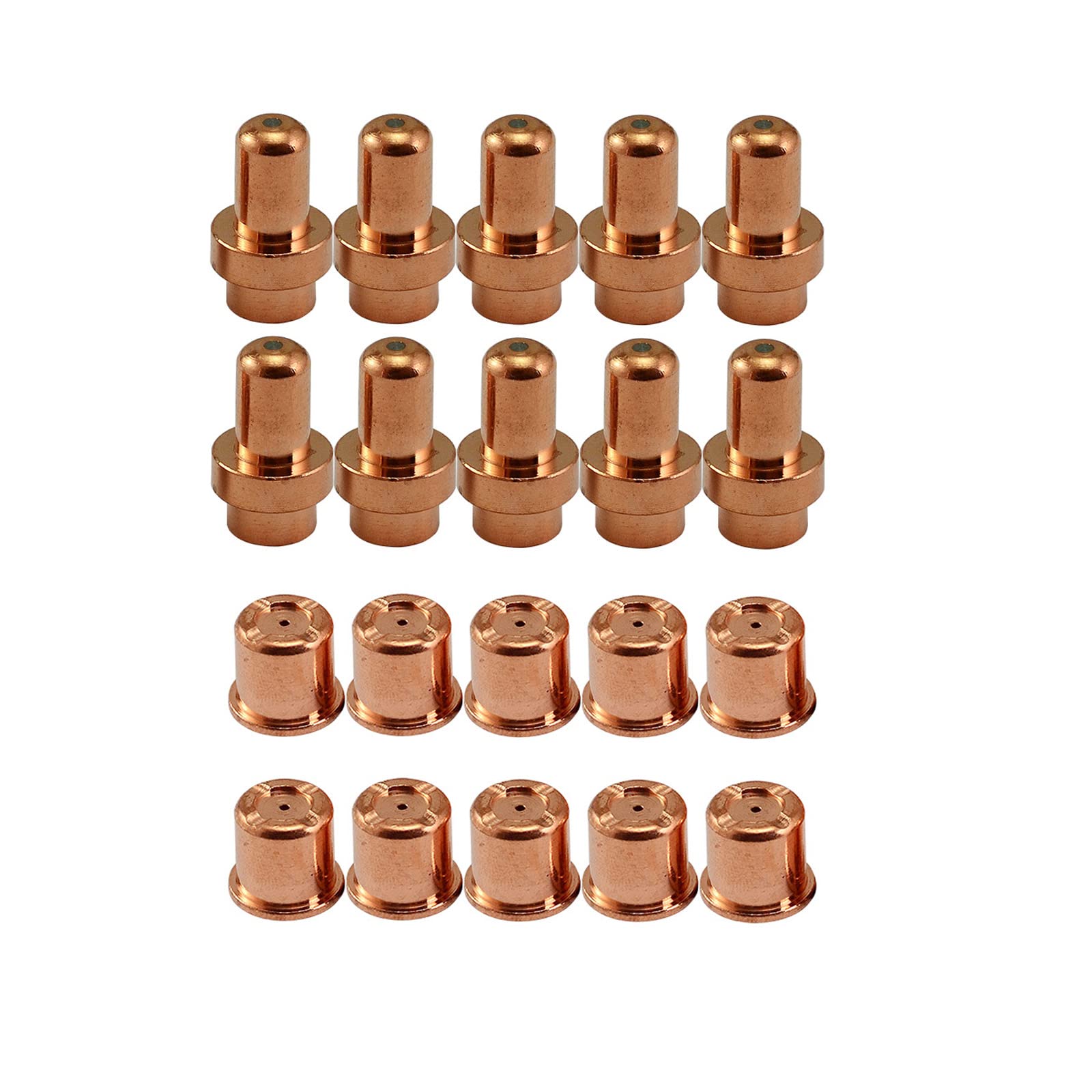 Riverweld Cebora Plasma Electrode C1521 Pr0016 Plasma Nozzle Tips 1.0Mm C1304 Pd0088-10 For Cp-50 Cb50 Plasma Cutter Torch 20Pcs