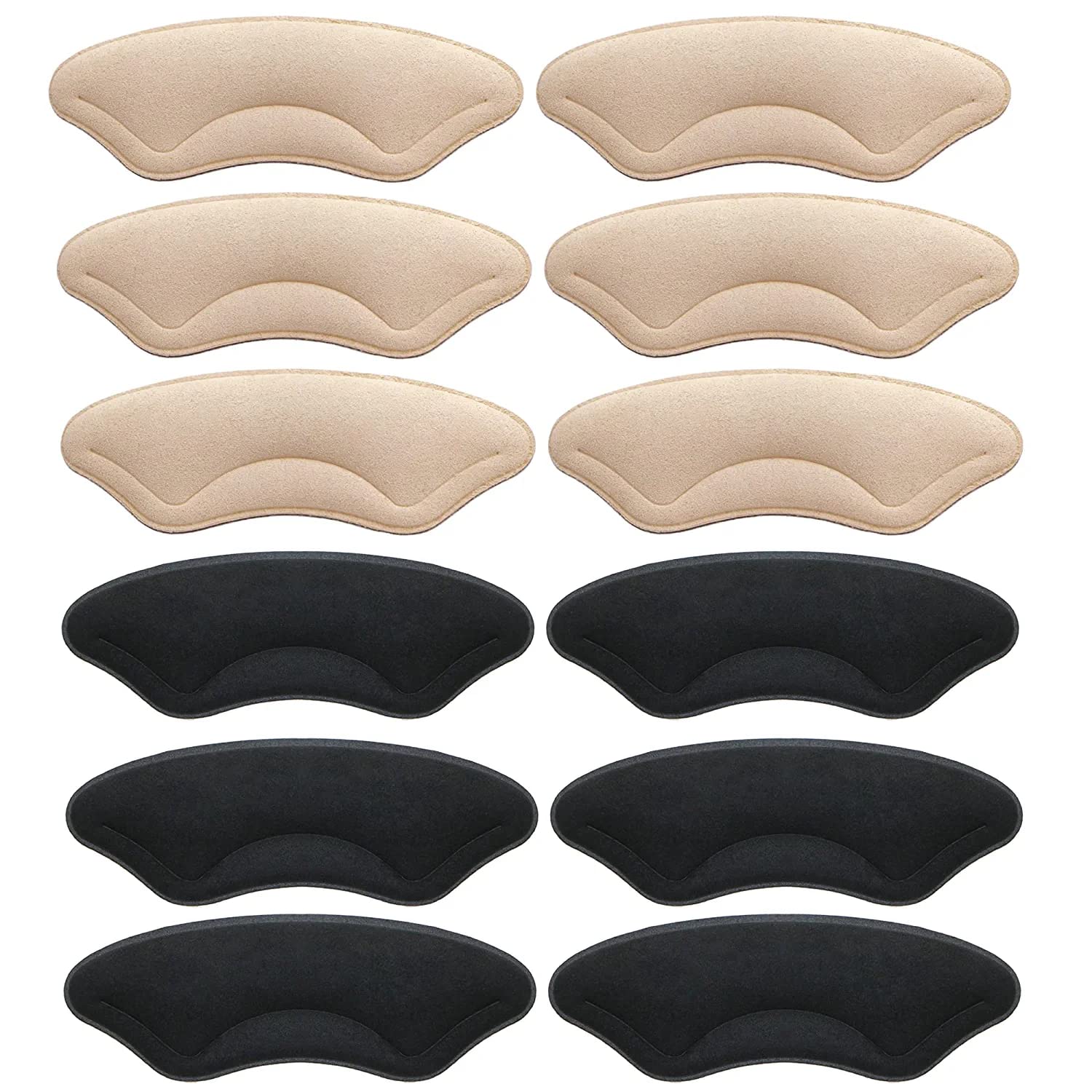 BLINE Shoe Insole Reusable Heel Cushion Pads Soft Shoe Inserts Self-Adhesive Foot Care Protector Grips Liners Loose Shoes for Women & Men- 2 Pairs