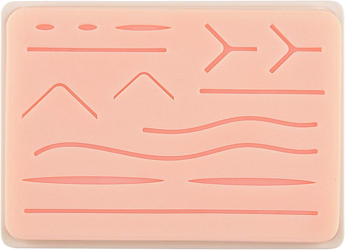 Upgraded Suture Pad for Practicing Suturing - Not Easily Separate, Tear or Rip (with Base)
