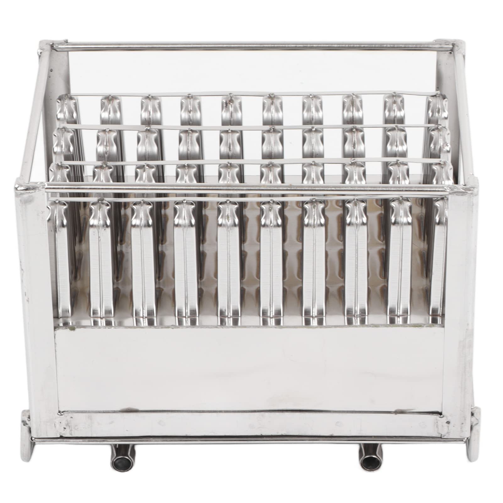 Stampo per Gelato in Acciaio Inossidabile 304 da 75 Ml a 6 cavità per Stampi per Ghiaccioli Fai-da-te Resistenti per Barrette di Gelato Alla Frutta con Ghiaccioli Fatti in Casa