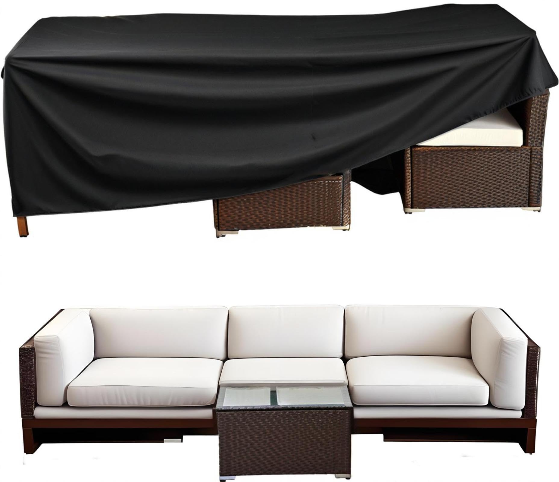 Housse de protection salon de jardin en Oxford 420D premium durable