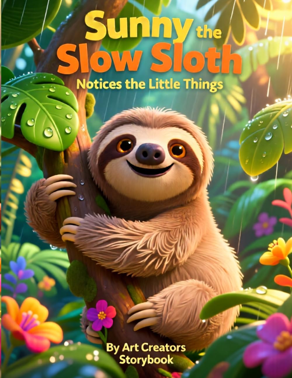 Sunny the Slow Sloth Notices the Little Things: A Cute Rainforest Mindfulness Story for Kids About Patience, Kindness, and Discovering Nature’s Small ... Slow Sloth Social-Emotional Learning Series)