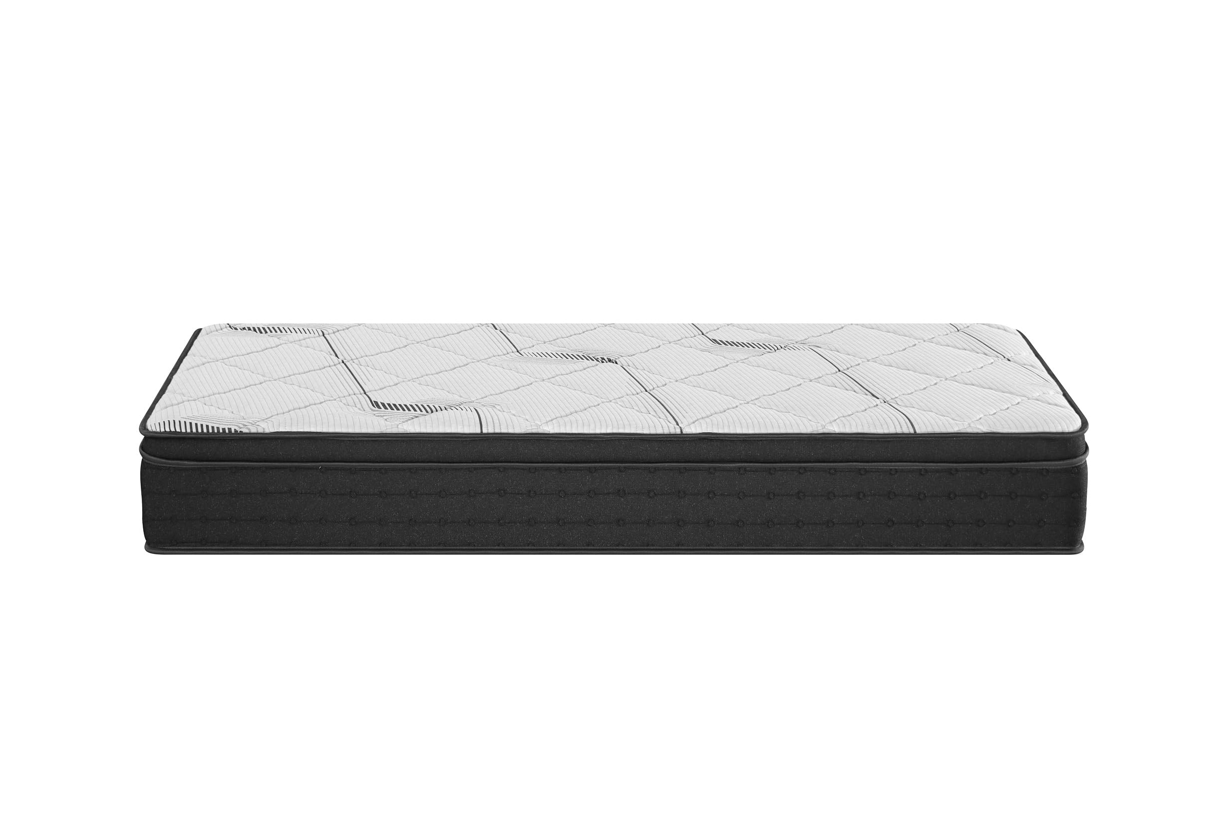Matelas 90x190CM,Epaisseur 22CM,Luxe Matelas Confort Zones en Mousse à mémoire de Forme, Moelleux et Respirant (90x190x22CM)