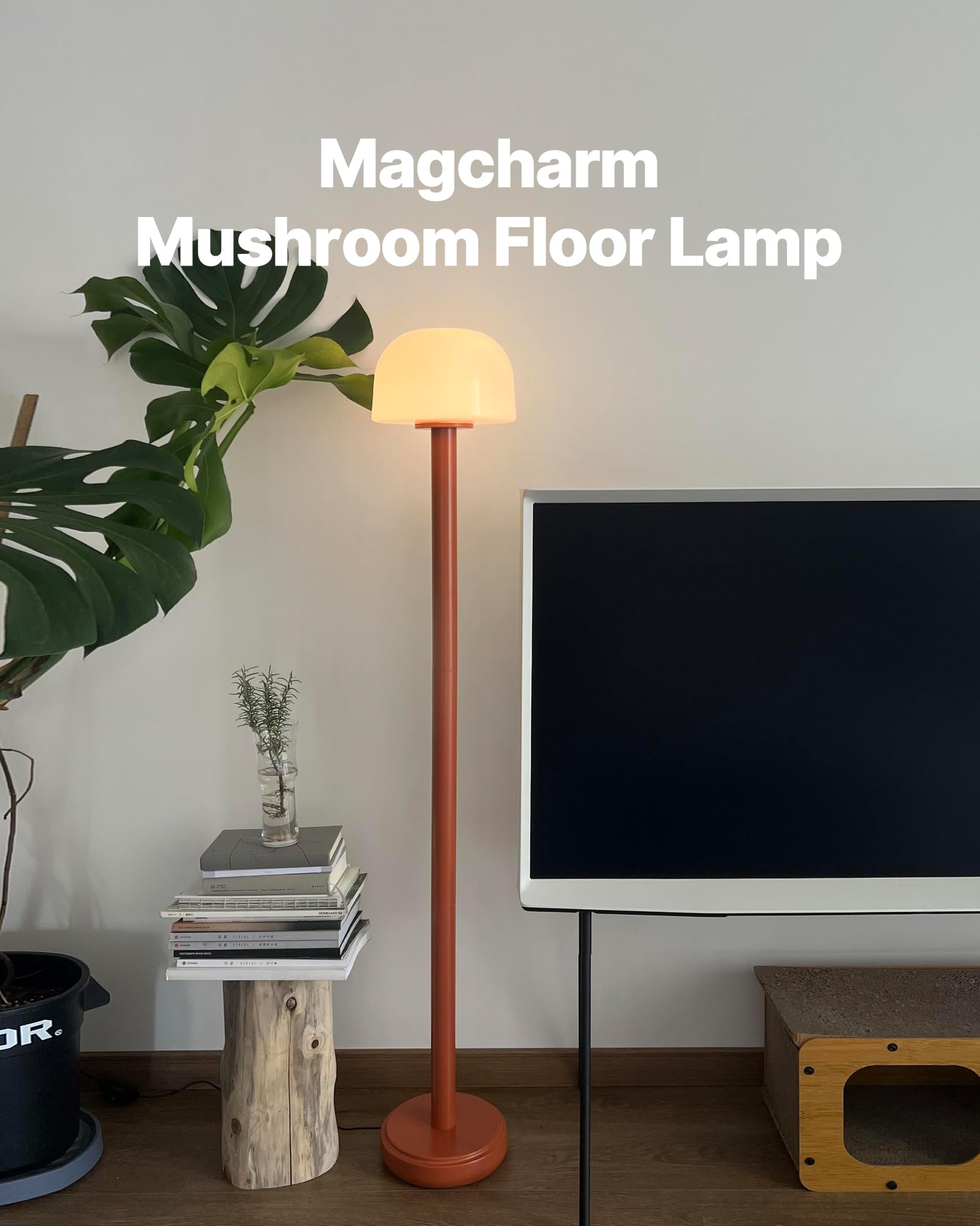 Amazon.co.jp : MAGCHARM マッシュルームフロアランプ リモコン付き 高