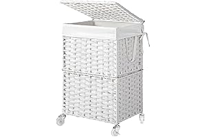 Spacious 90L Laundry Hamper with Wheels: The Ultimate Laundry Solution