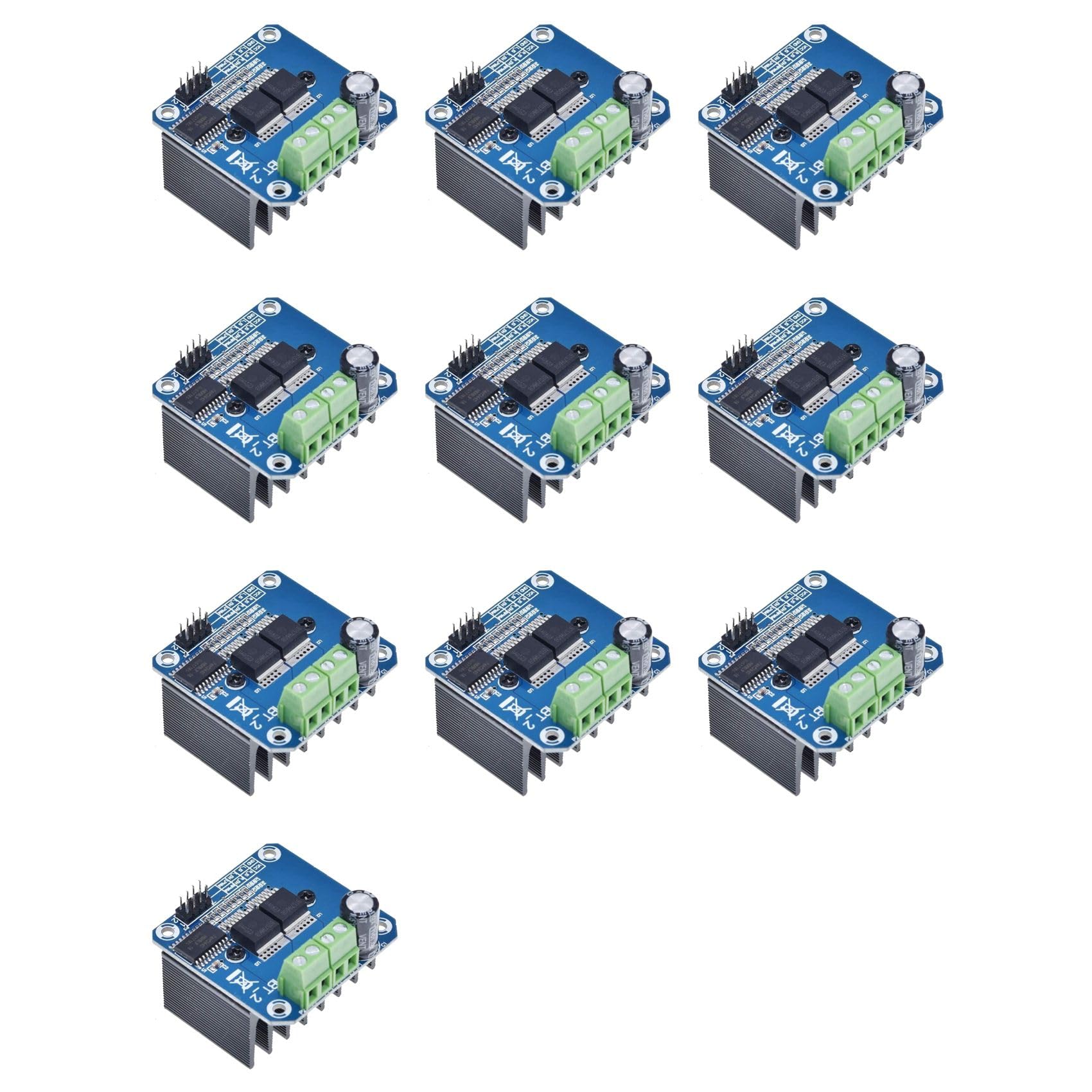 Jnchdghwa Photo Color 10X Bts7960 43A High Power Motor Driver Module/Smart Car Driver Module For Current Limit