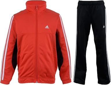 adidas Tiberio poliéster Chándal Junior, Color Negro y Rojo, tamaño 176 :  Amazon.es: Ropa