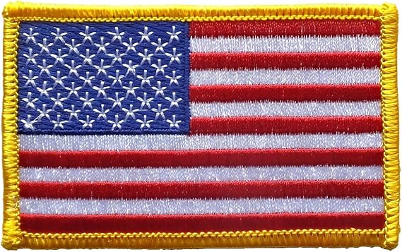 まとめ買いでお得 縫い付けタイプ アメリカ 国旗 フラッグ 星条旗 デニム ワッペン 各種パーツ