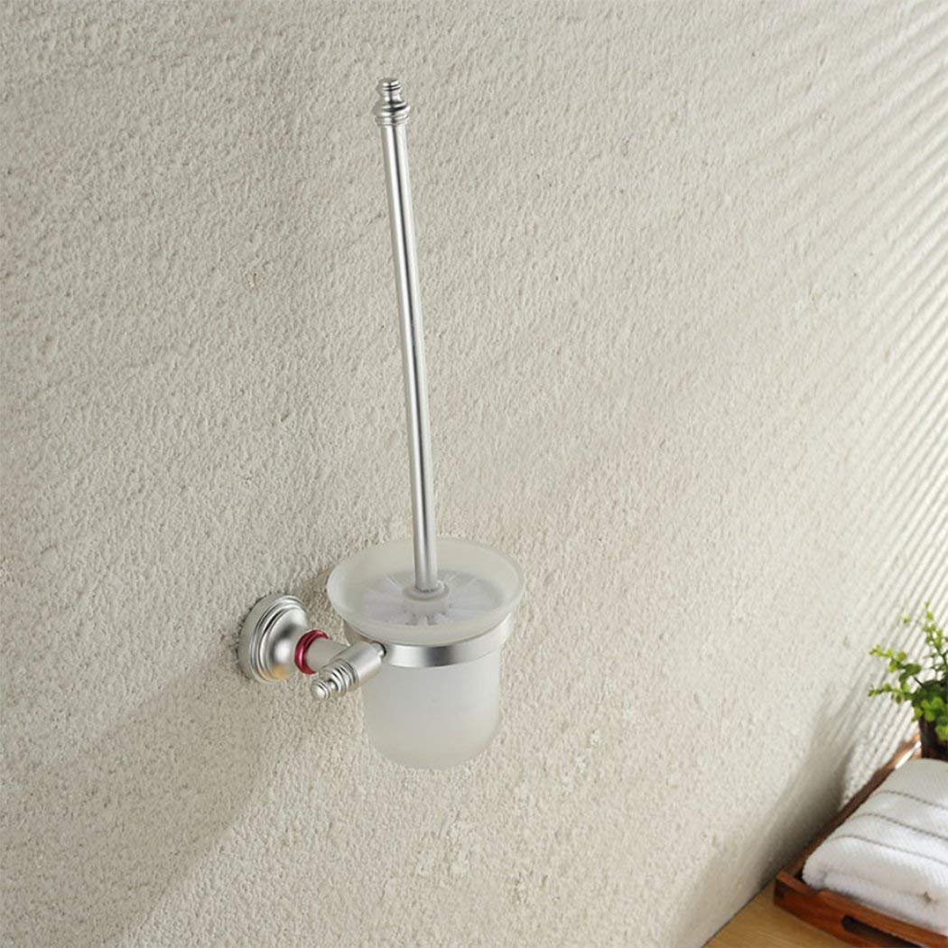 Brosse de toilette rétro avec étagère étanche et support mural GZZ