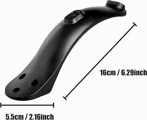 Miniatura 2 de Guardabarros trasero para scooter eléctrico compatible con Xiaomi 1S M365 Pro, guardabarros trasero para scooter eléctrico con luces traseras, pieza