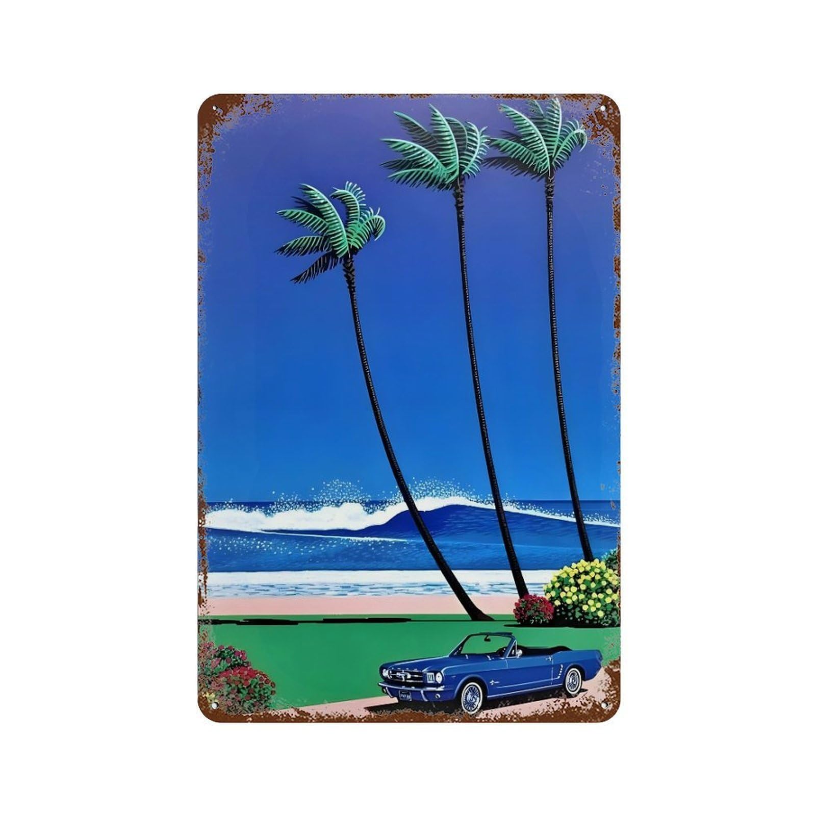 xiaoxiaoshen Hiroshi Nagai Landscape (26) Wall Decor Art Metal Tin Poster Modern Home Decor Art Home Bar Shop Decorations Vintage Sign 30x20cm