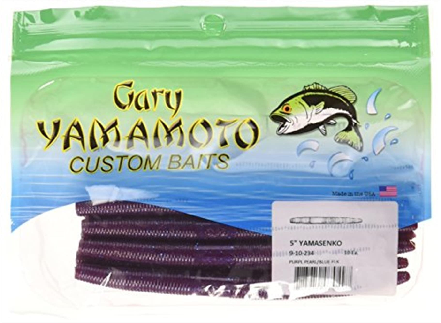 YAMAMOTOSenko Soft Plastic Worm Easy to Use Bass Fishing Stick Bait Lures