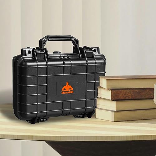 Miniatura 7 de Funda rígida de 11.3 x 7 x 2.3 pulgadas, funda protectora portátil impermeable para cámara con espuma personalizable, compatible con drones, cámara,