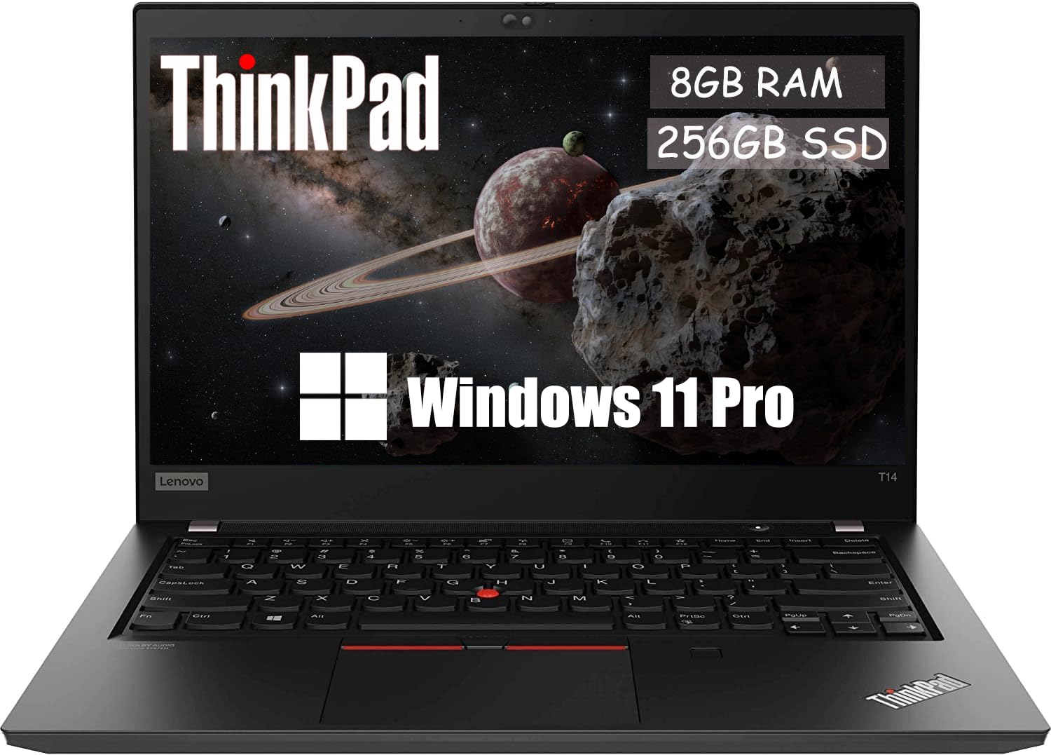 Lenovo ThinkPad T14 Gen 1 Portátil empresarial 14" FHD Intel Core i5-10310U 8GB RAM 256GB SSD Windows 11 Pro