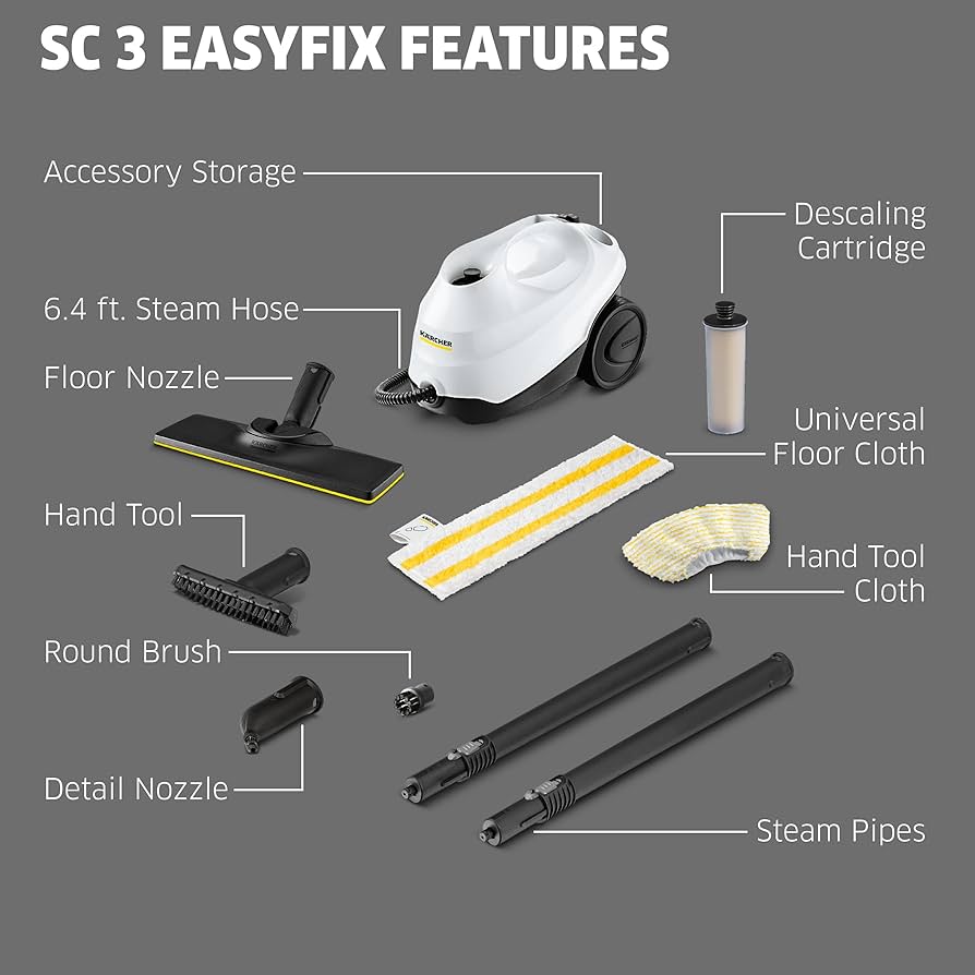 KARCHER SC3 EASYFIX プレミアム ケルヒャー、スチームクリーナー「SC3 EasyFix」「SC3 EasyFix