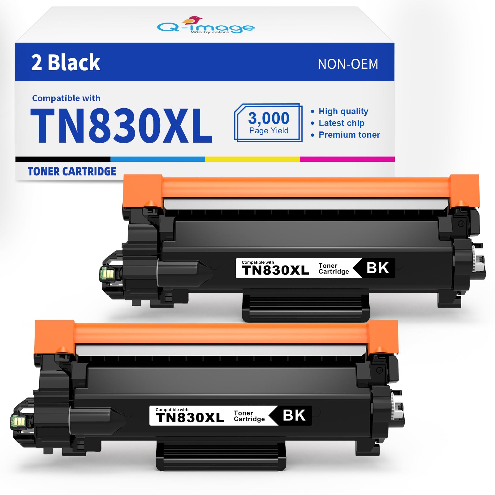 Q-image TN830XL High Yield Toner Cartridge Replacement