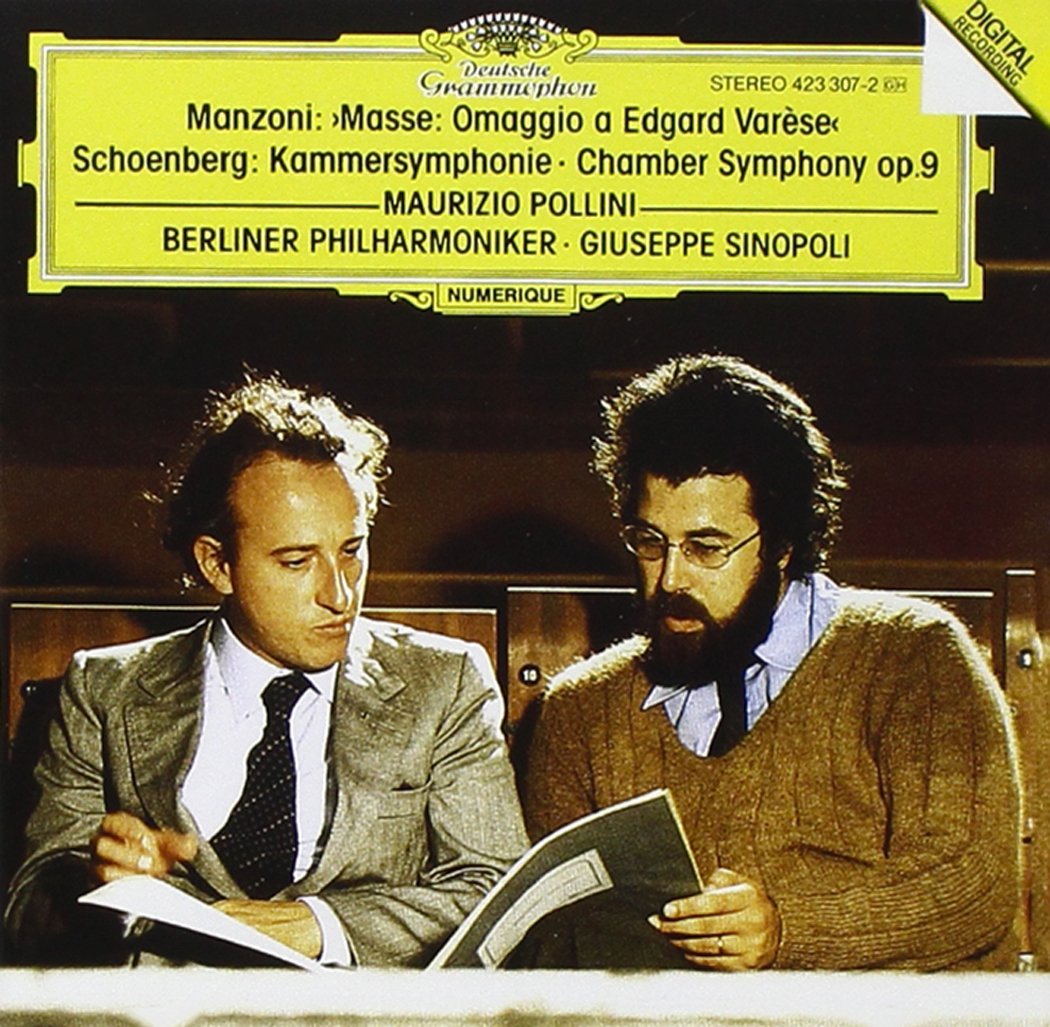 Manzoni: Masse: Omaggio a Edga [Audio CD] Sinopoli, Giuseppe; Berlin Philharmonic Orchestra