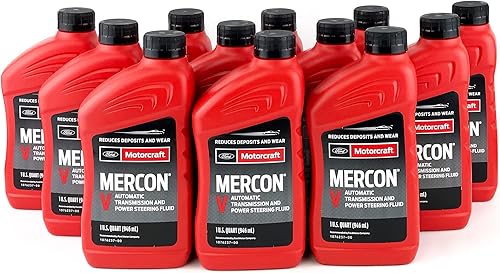 Motorcraft, líquido para transmisión automática XT5QMC Mercon V, botella de 12 cuartos