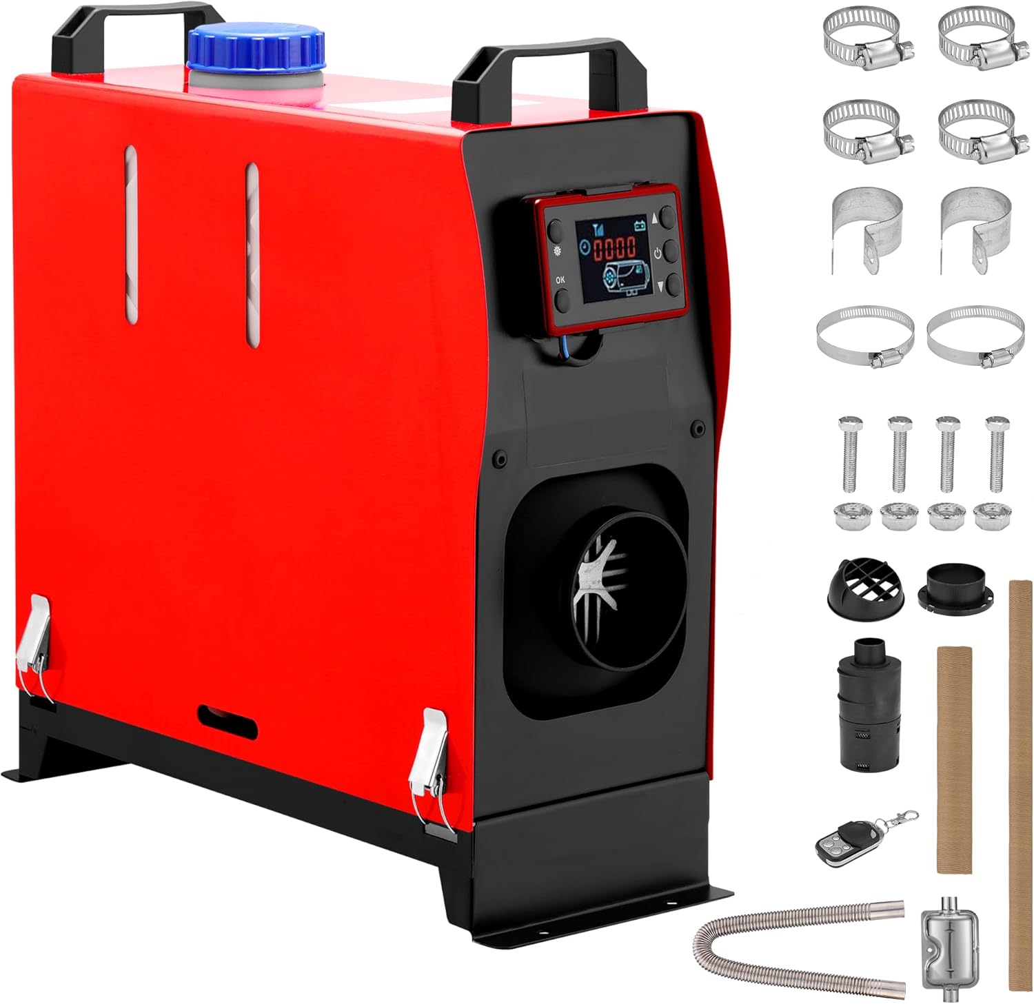 SILVEL 12V 8KW Diesel Heater, AllinOne Diesel Air Heater